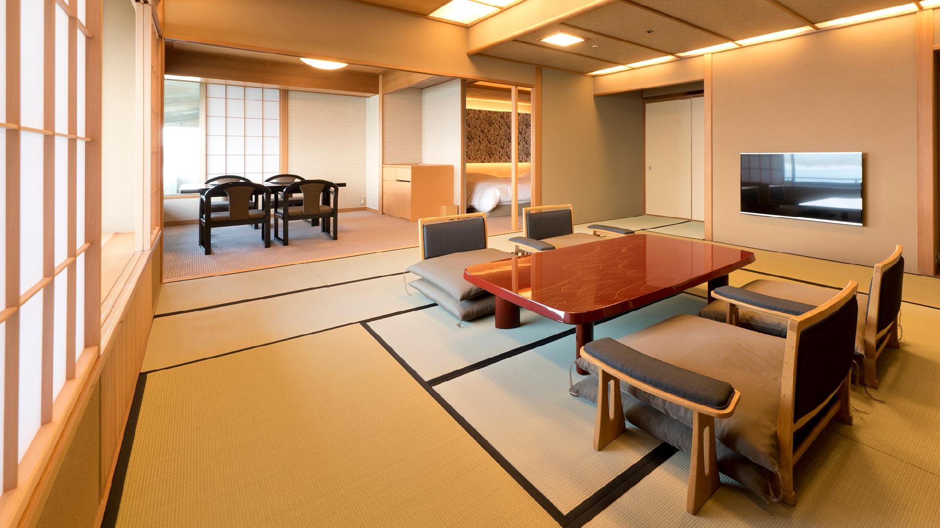 Contoh kamar tamu di lantai khusus Yuzuki Hana
