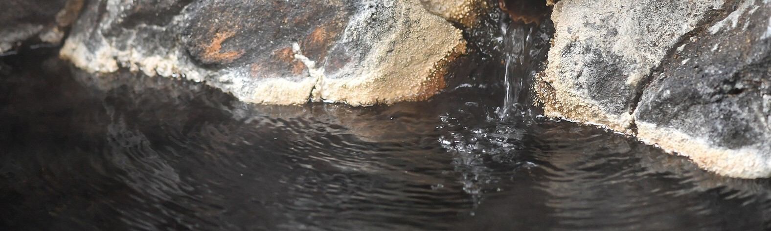 100% natural hot spring water