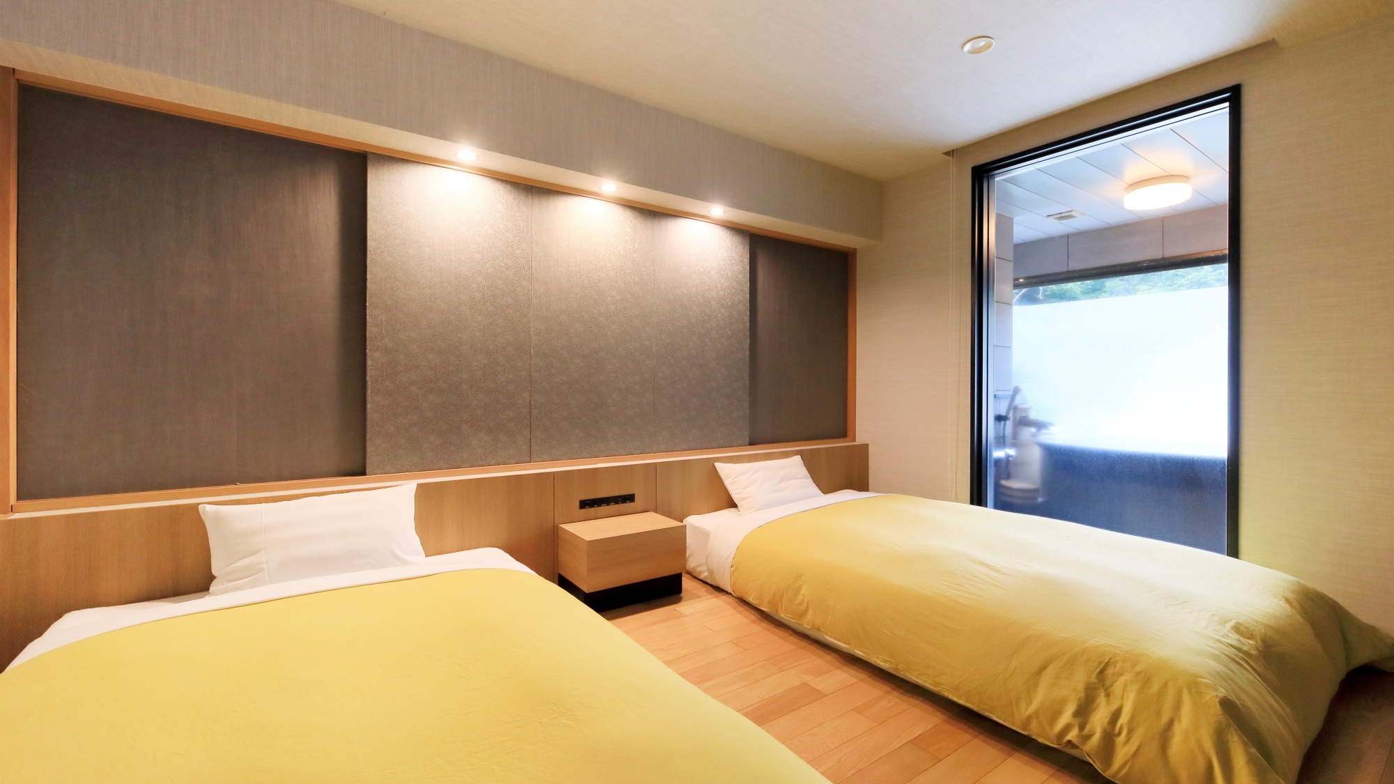 [Japanese-Western style room with hot spring bath] Only 2 rooms with hot spring bath