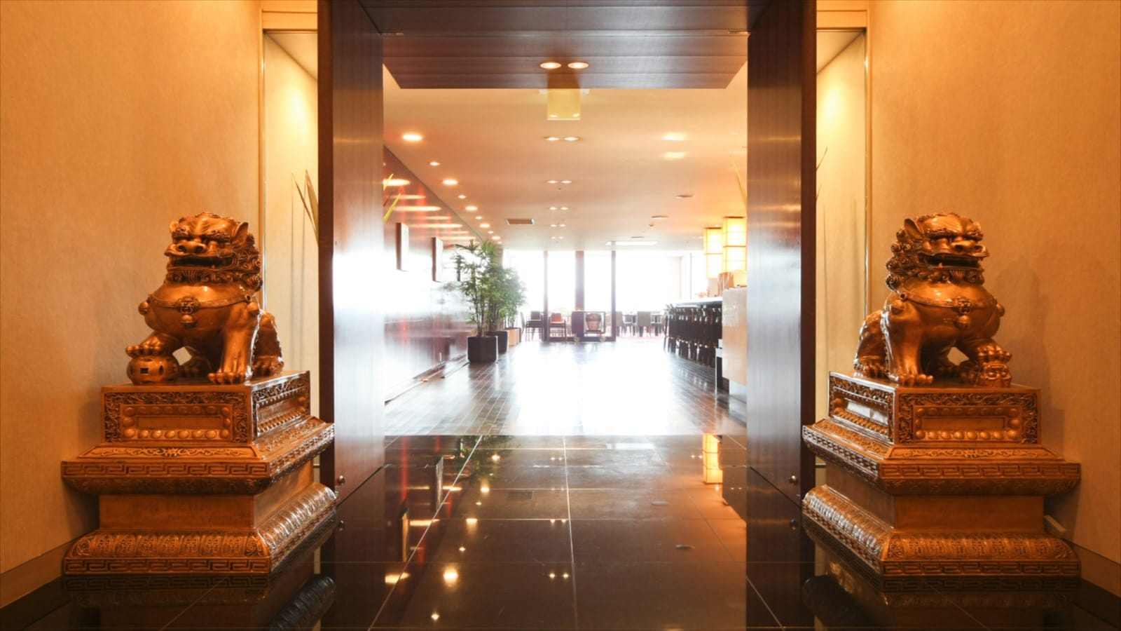호텔 닛코 니가타 3층 '중국 요리 복숭아리' 입구