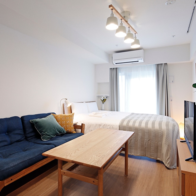 [Double Room] Room with 1 double bed and 1 sofa bed