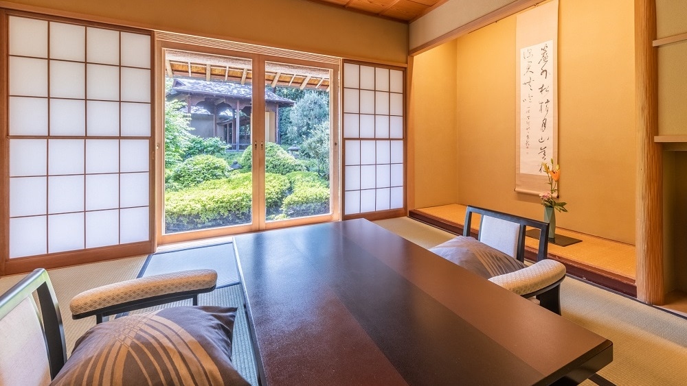 Maisonette room with open-air bath, Urazato
