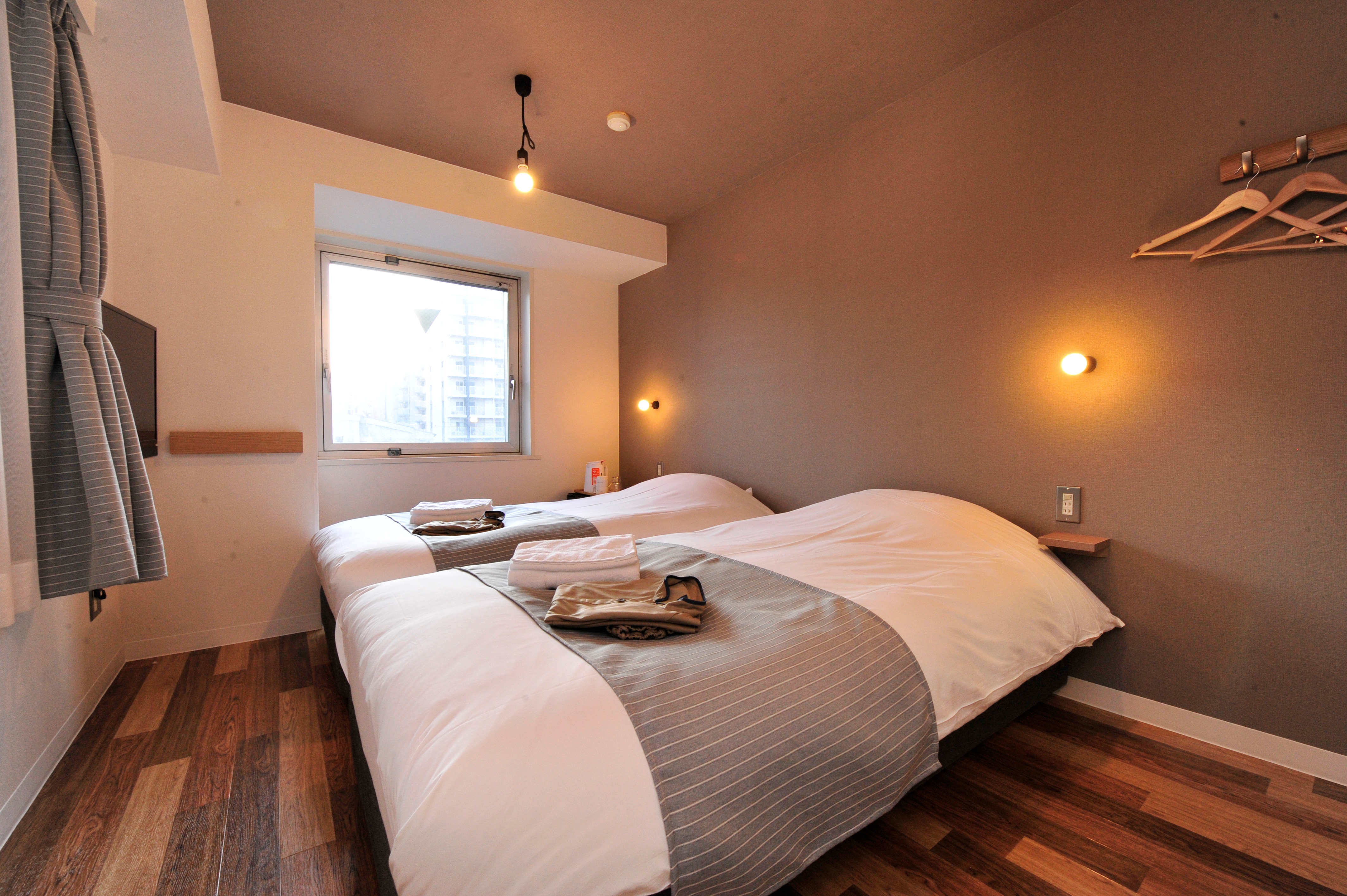 [Economy Twin Room] 15 square meters 105 cm wide 2 S beds