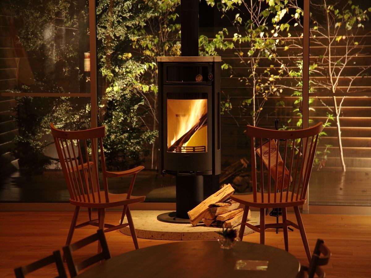 Otogi no Mori Cafe - Fireplace