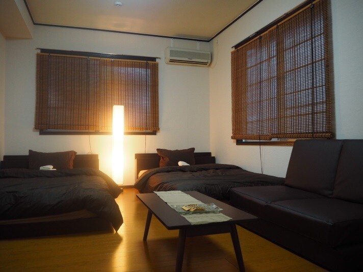 Inside the building