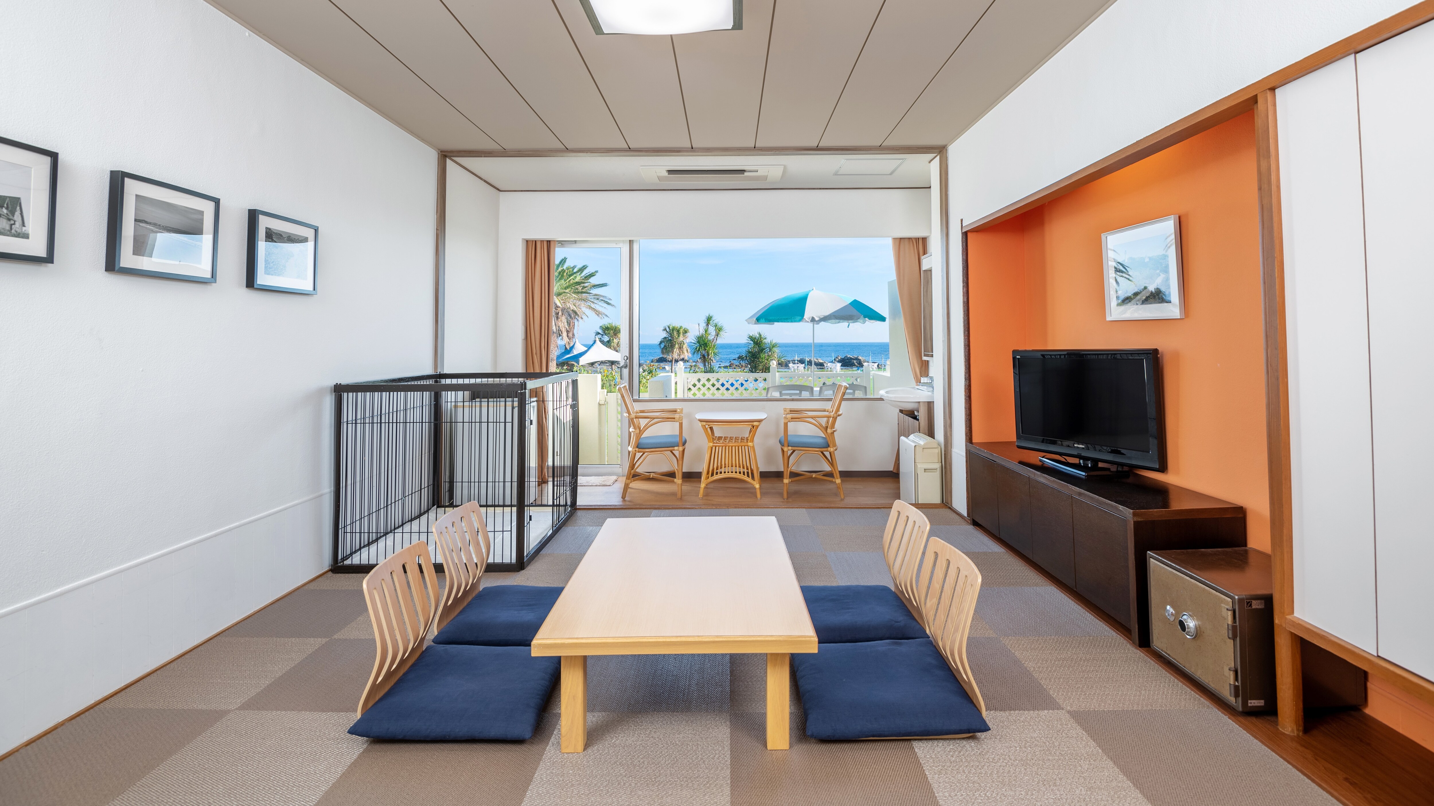 [Không hút thuốc] Phòng theo phong cách Nhật Bản cho phép mang theo vật nuôi (7,5 chiếu tatami) có sân hiên