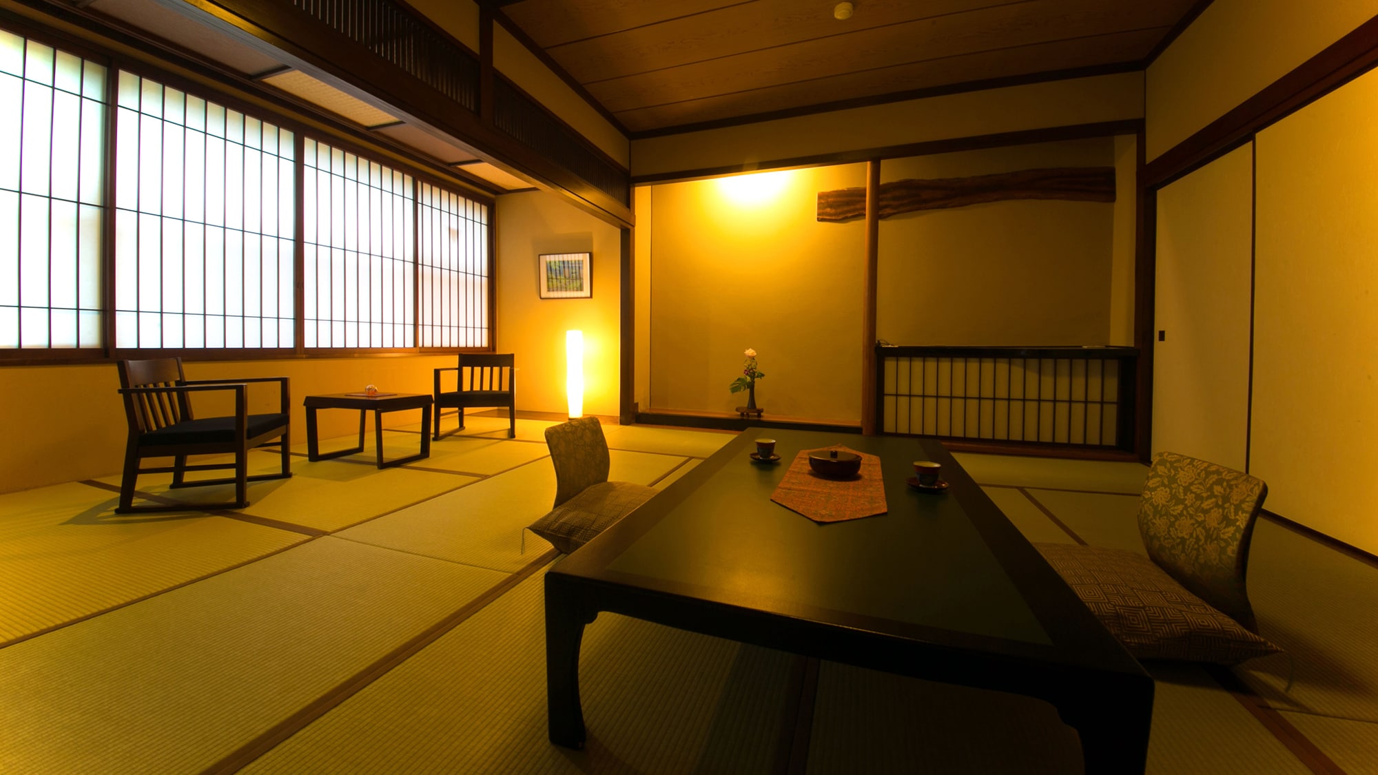 Kamar bergaya Jepang tanpa bak mandi (8-14 tikar tatami) -Kamar tamu Wakidakan-