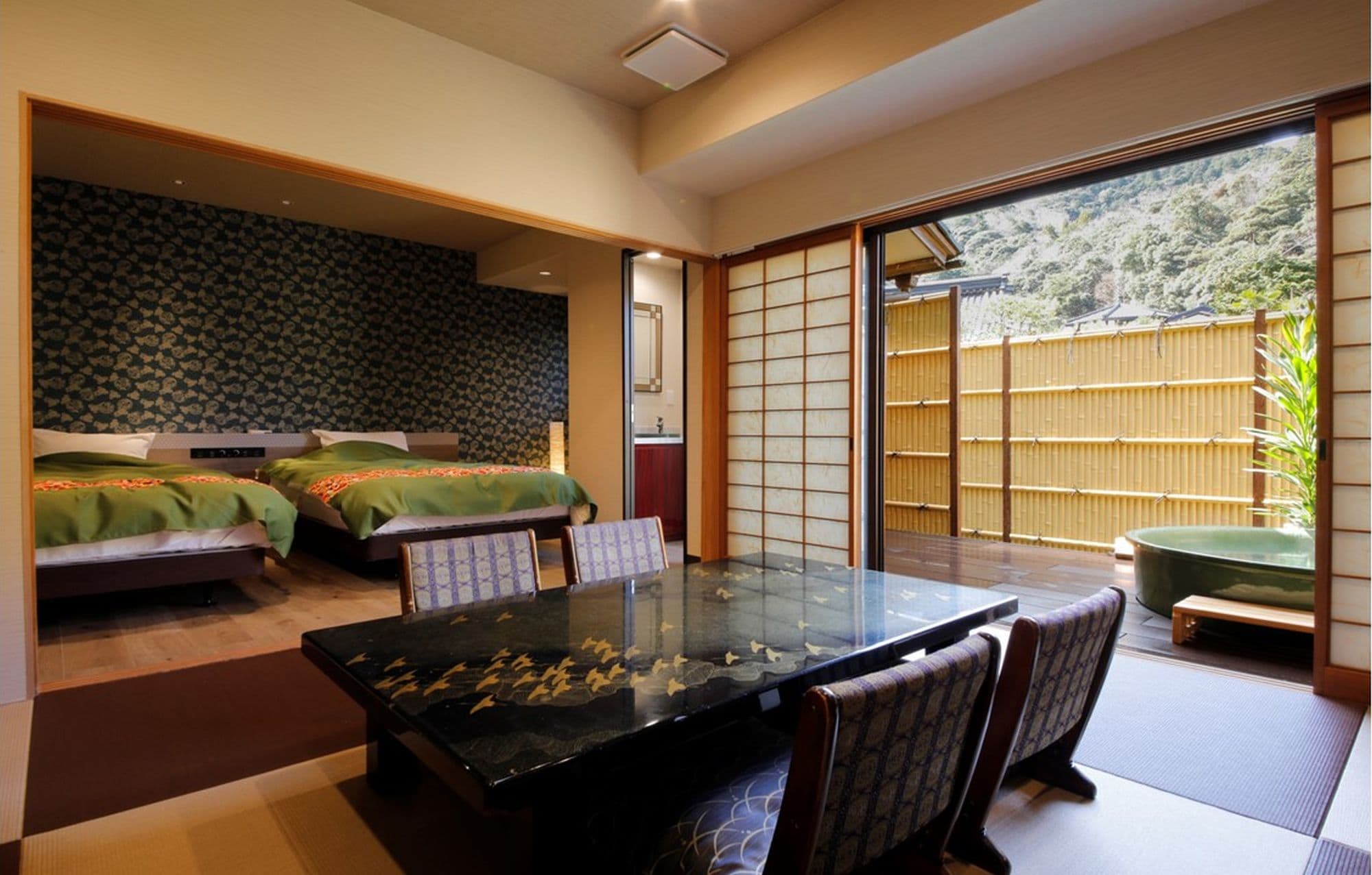 2021 Renovated Japanese-Western style room with open-air bath