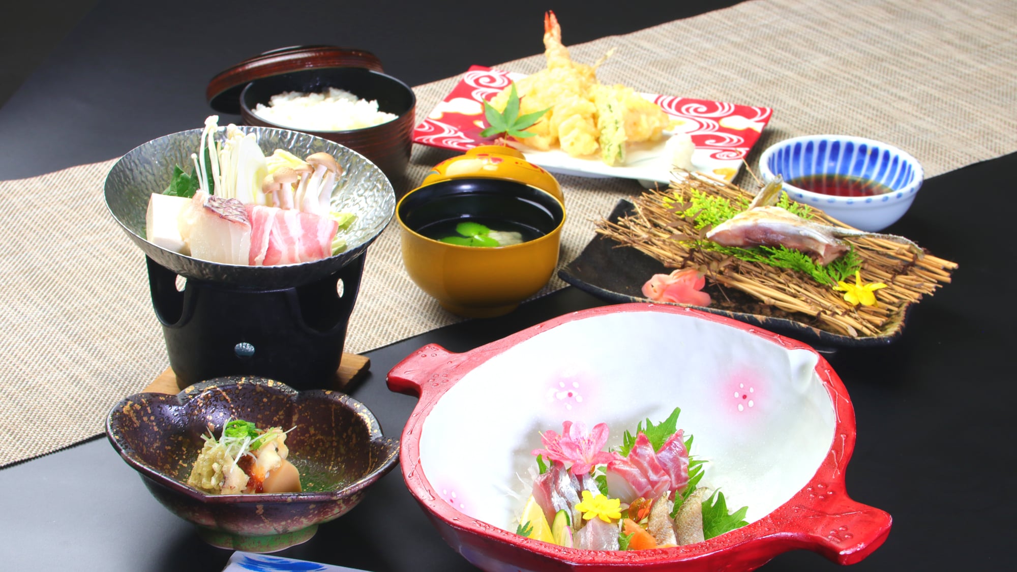 [Local fish set meal] Enjoy fresh, locally caught sashimi