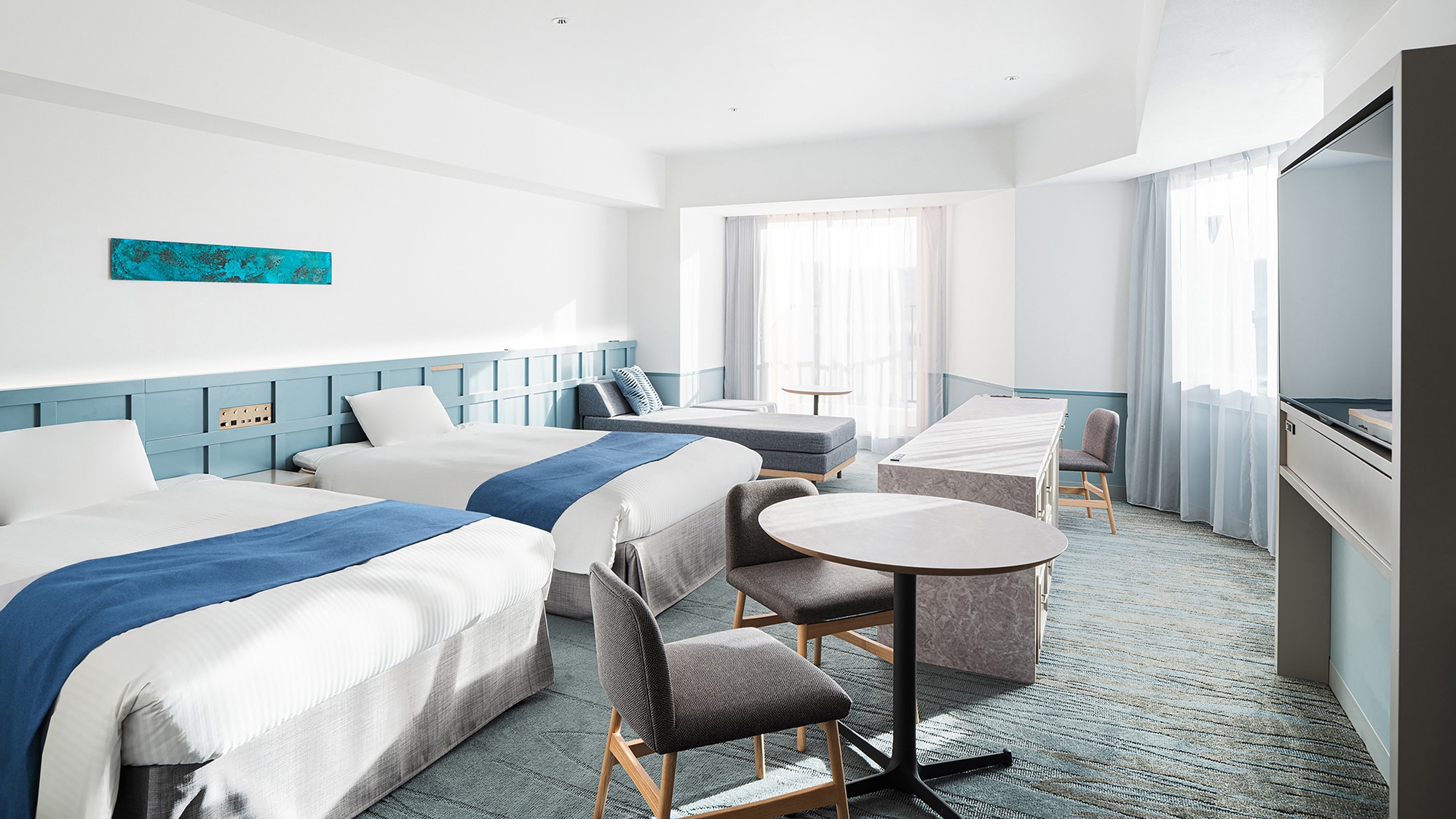 主楼尊贵转角房，47.6㎡，宽敞的房间