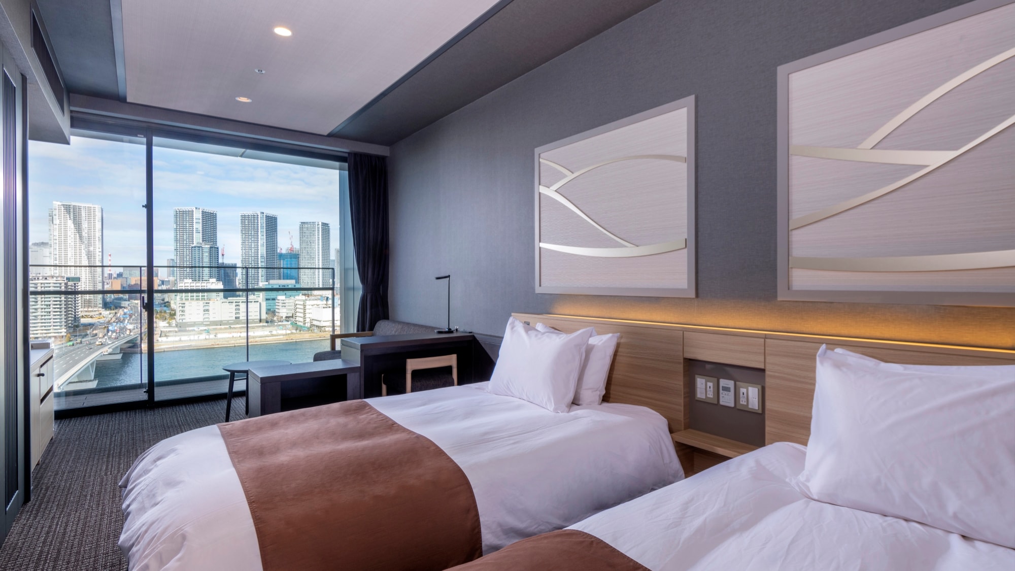 La Vista Twin (36 square meters)/High floor (with view bath)