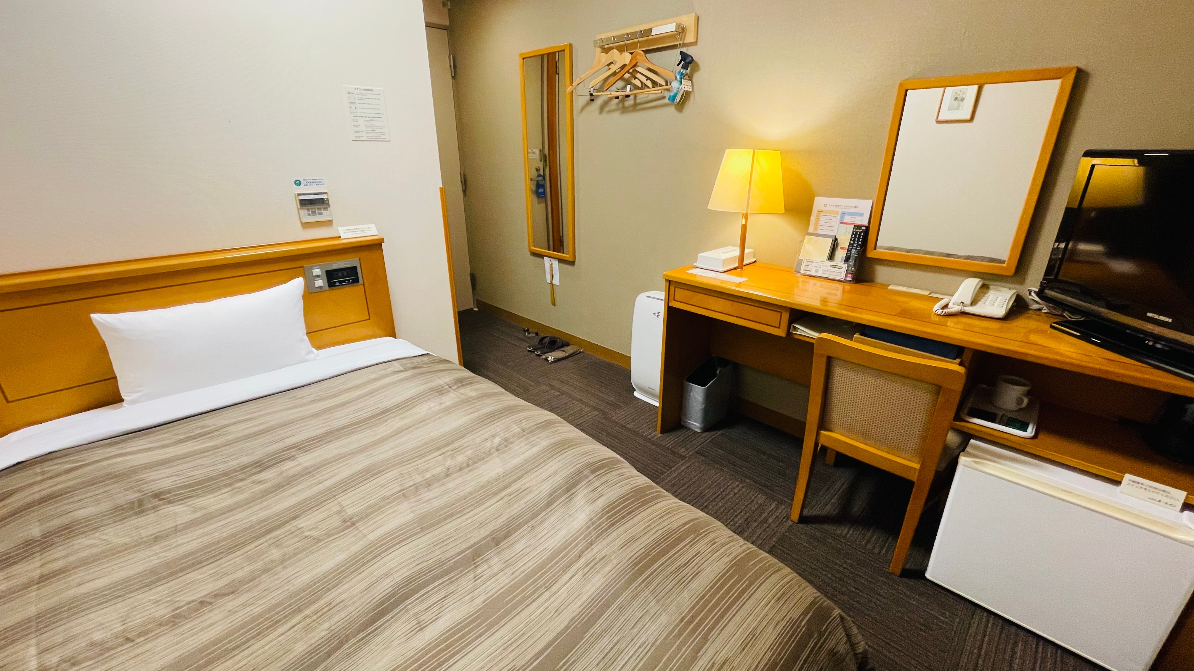 [Single A type] A compact single type room with a size of 11 to 12 m2 and a bed width of 120 cm.