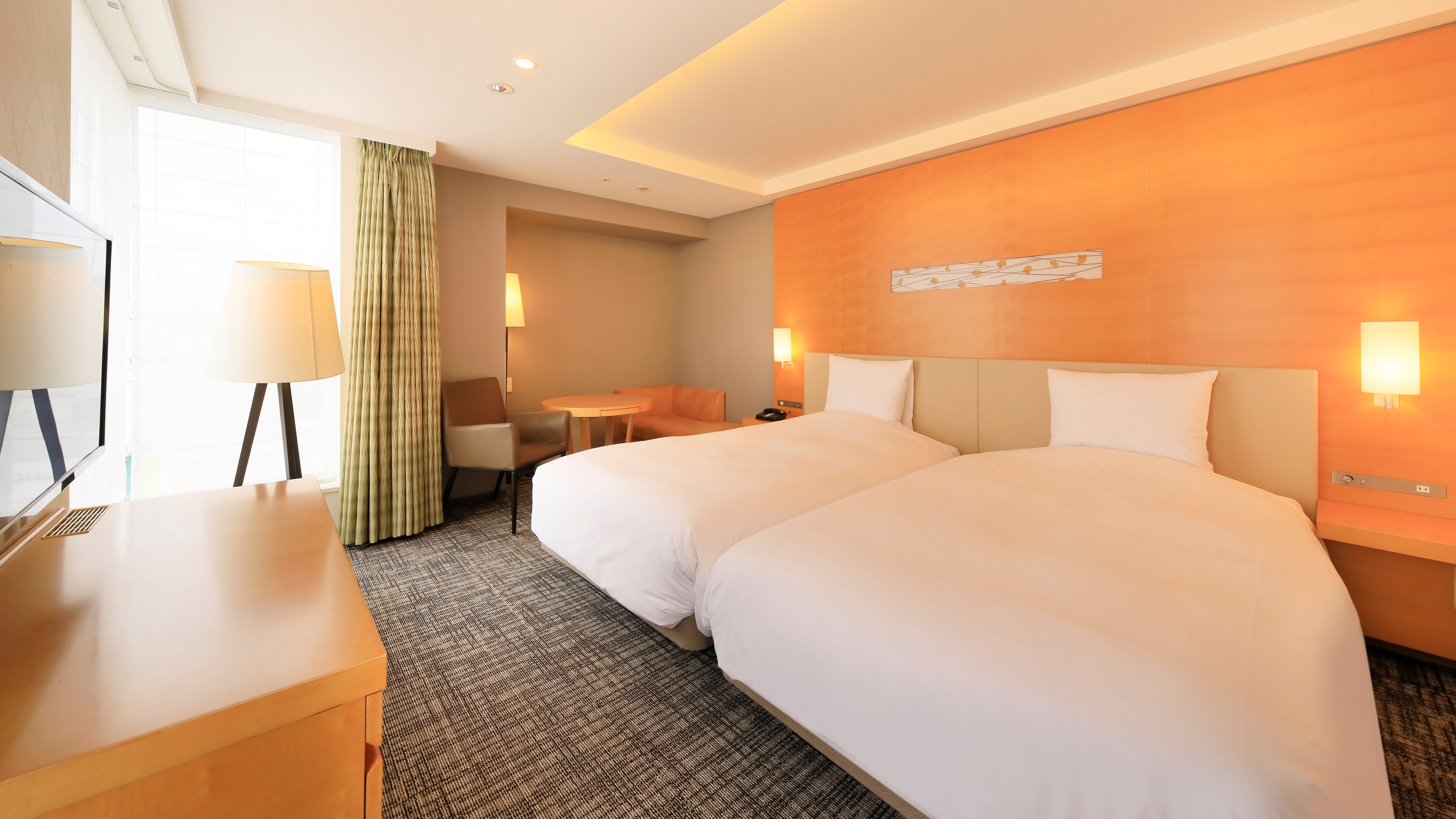 ■Kamar Premier Twin■Luas kamar: 29,2㎡ Ukuran tempat tidur: 123×205cm