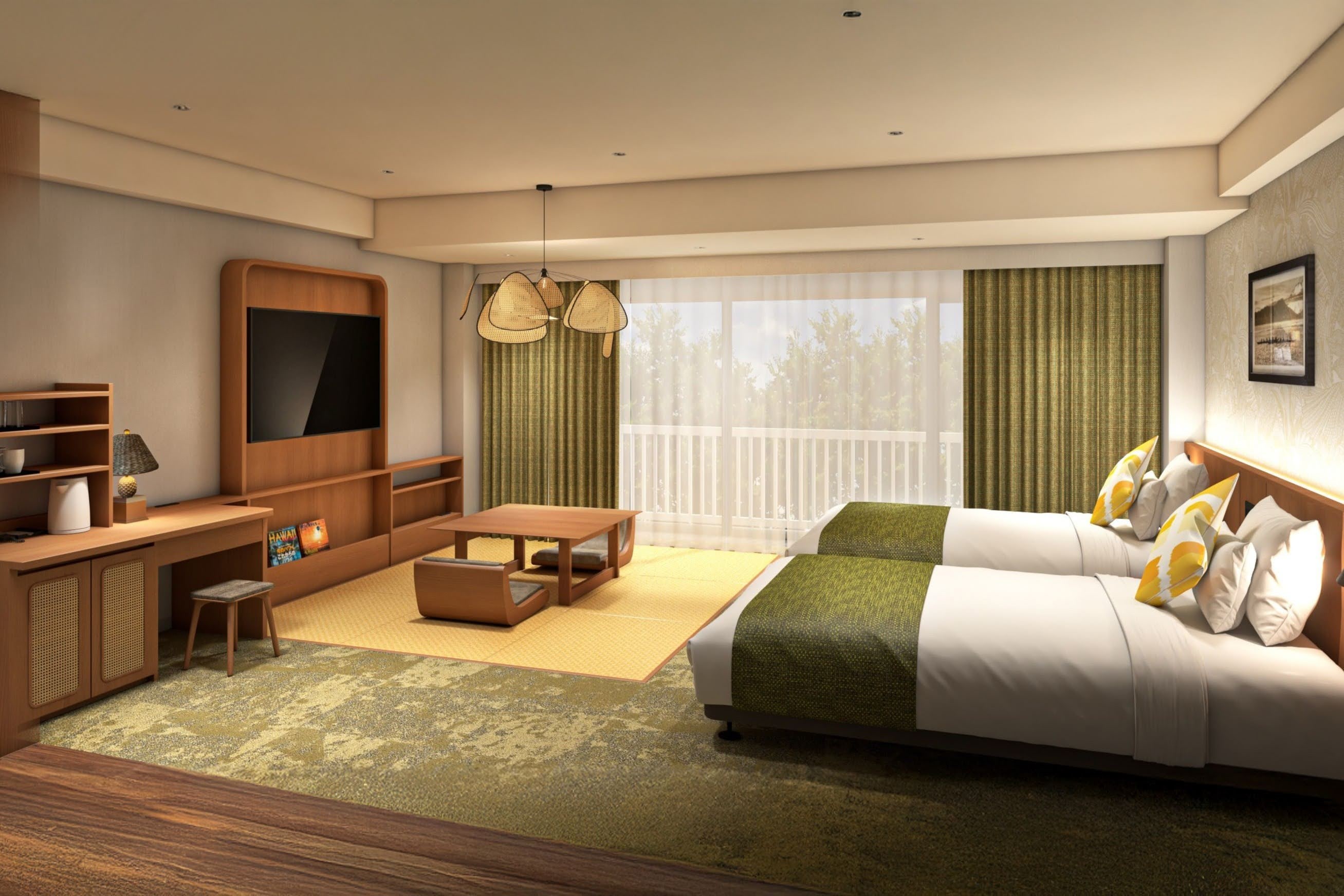 高级日西合璧客房