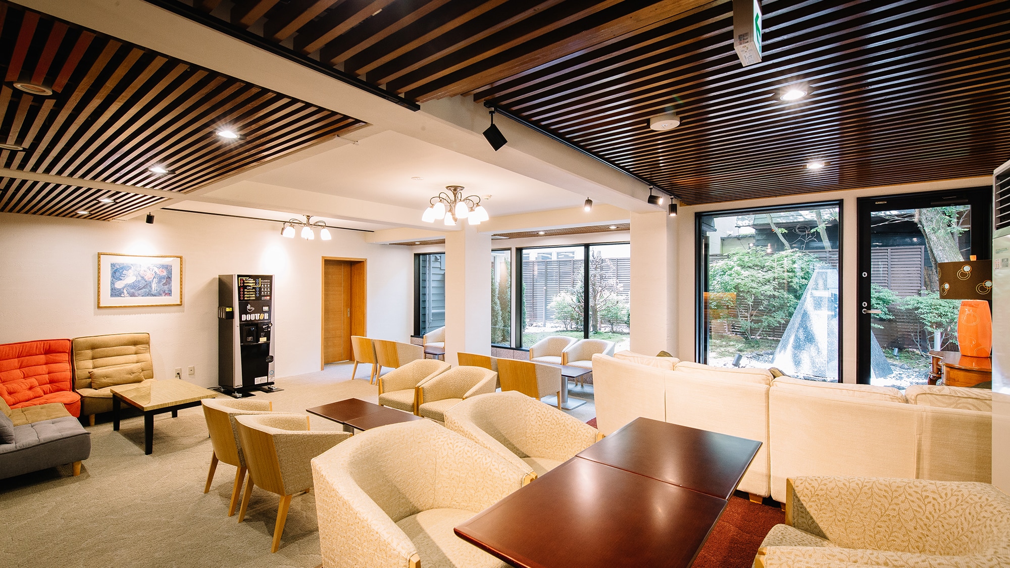 Spacious and bright lobby