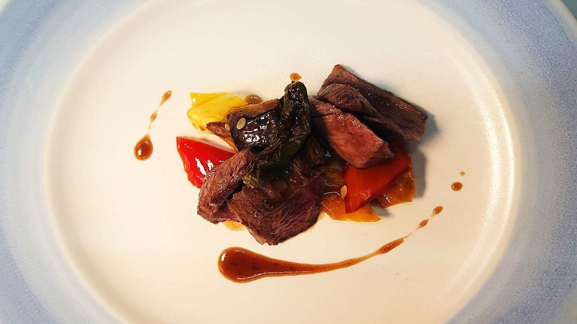 【요리 일례】 고기 접시