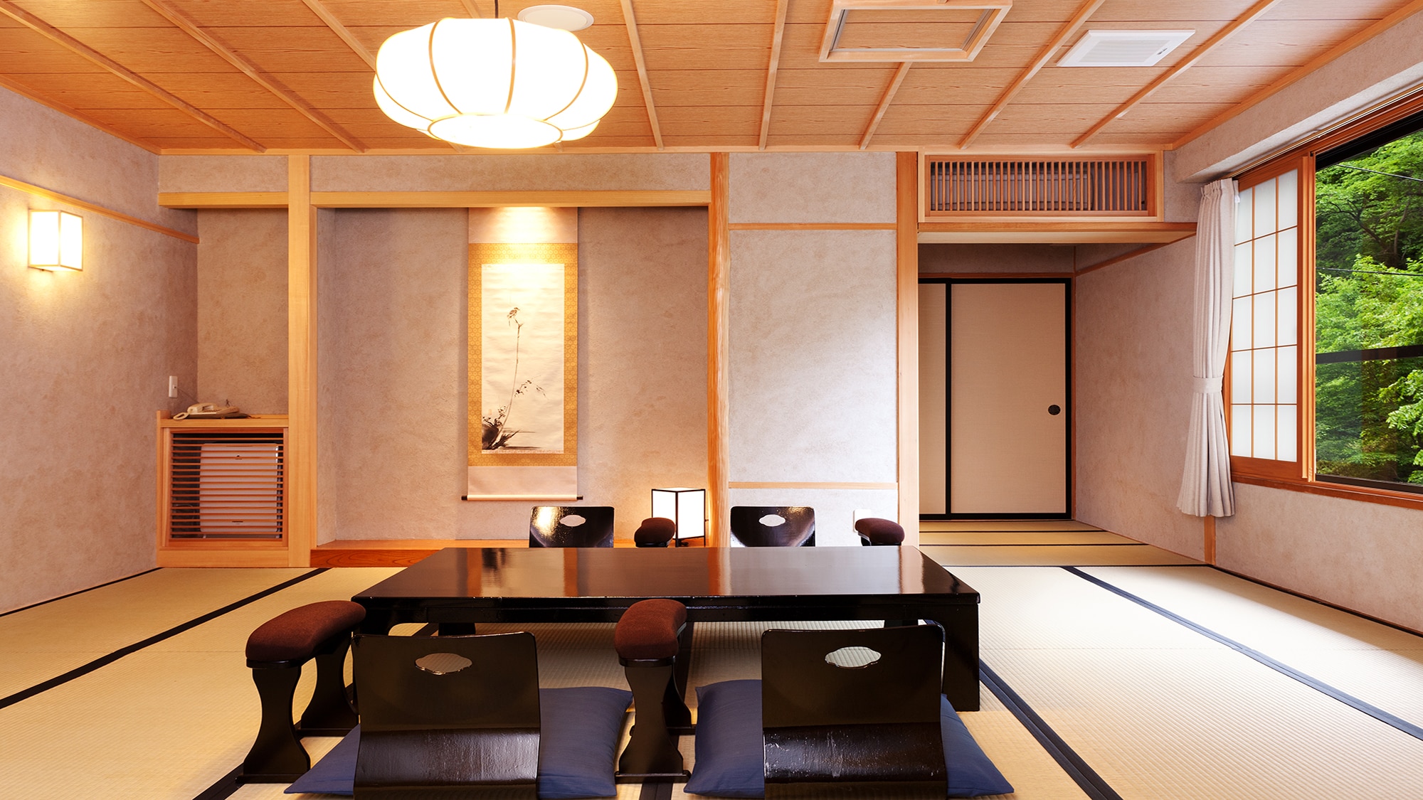 An example of the spacious Japanese-style room "Mugen-tei"♪ *The view and layout of each room are different♪