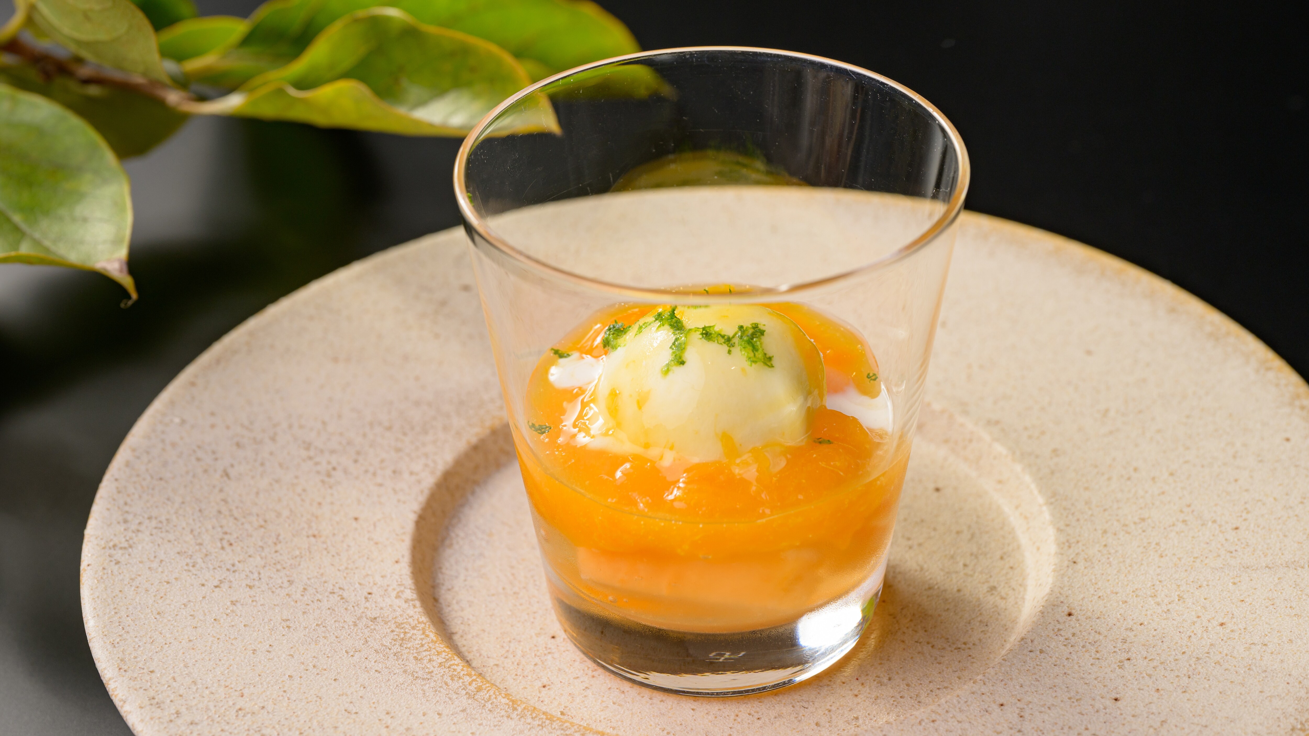 [Kumano Club] ฤดูใบไม้ร่วง 2025 "Mikkoku" "Taste" เจลาโต้นมกลิ่นลูกพลับและมะนาว