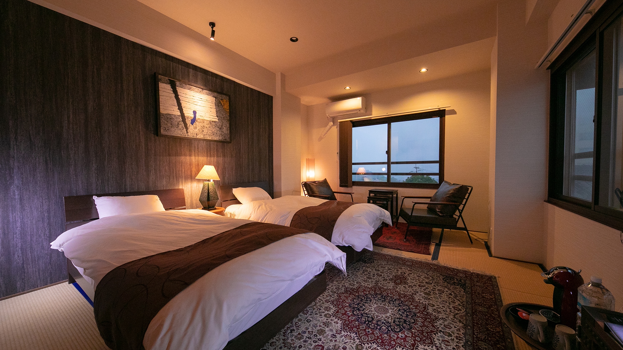 ■Ichiumi■View of the sea, Japanese-Western style room, 10 tatami mats, bedroom