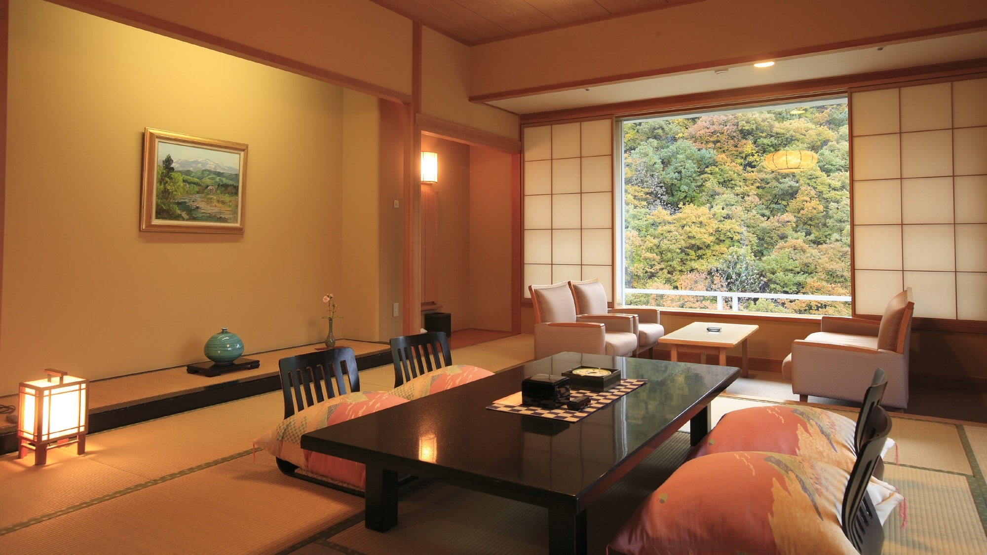An example of a Ryounkaku guest room