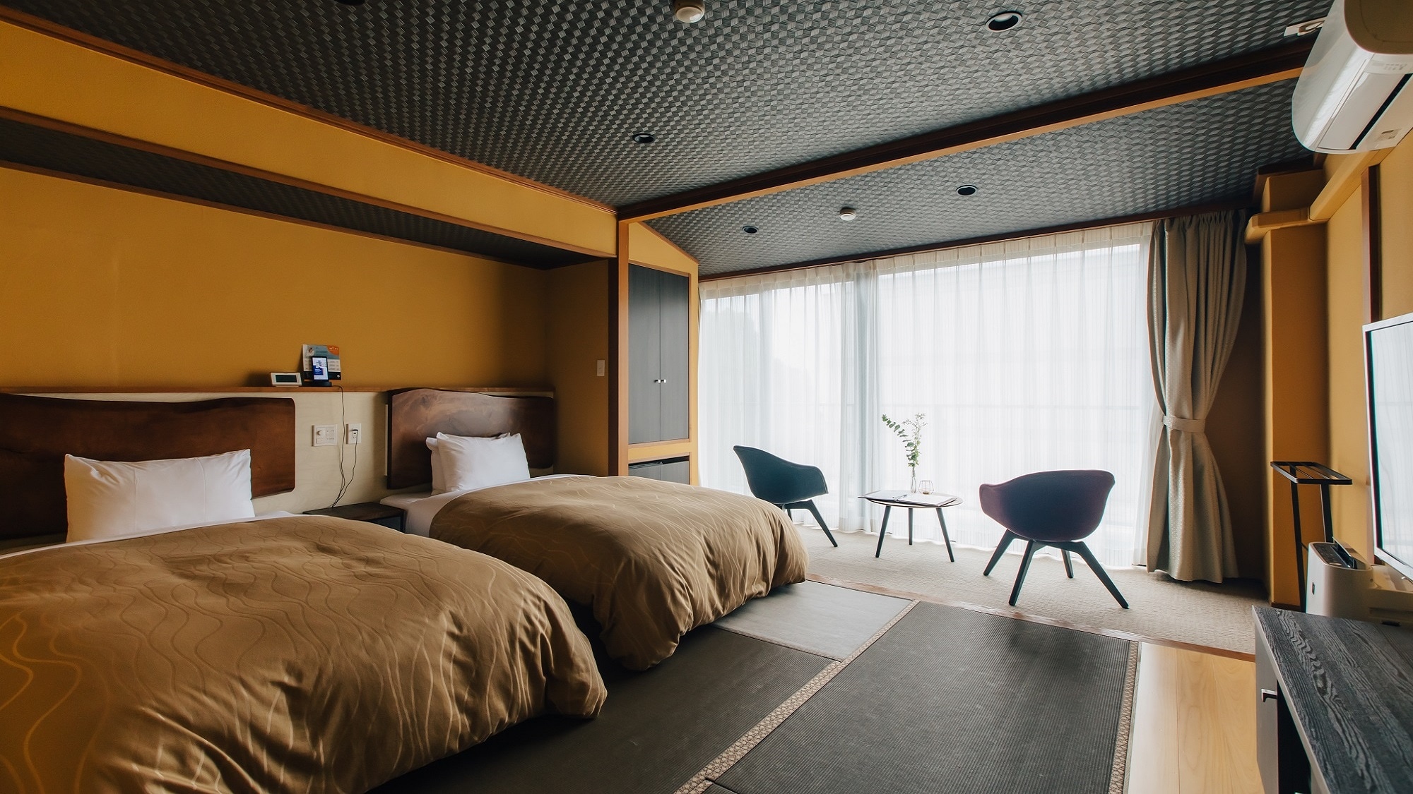 [Main building] 2nd to 4th floors Japanese-style twin room / 22 square meters / Non-smoking *No view
