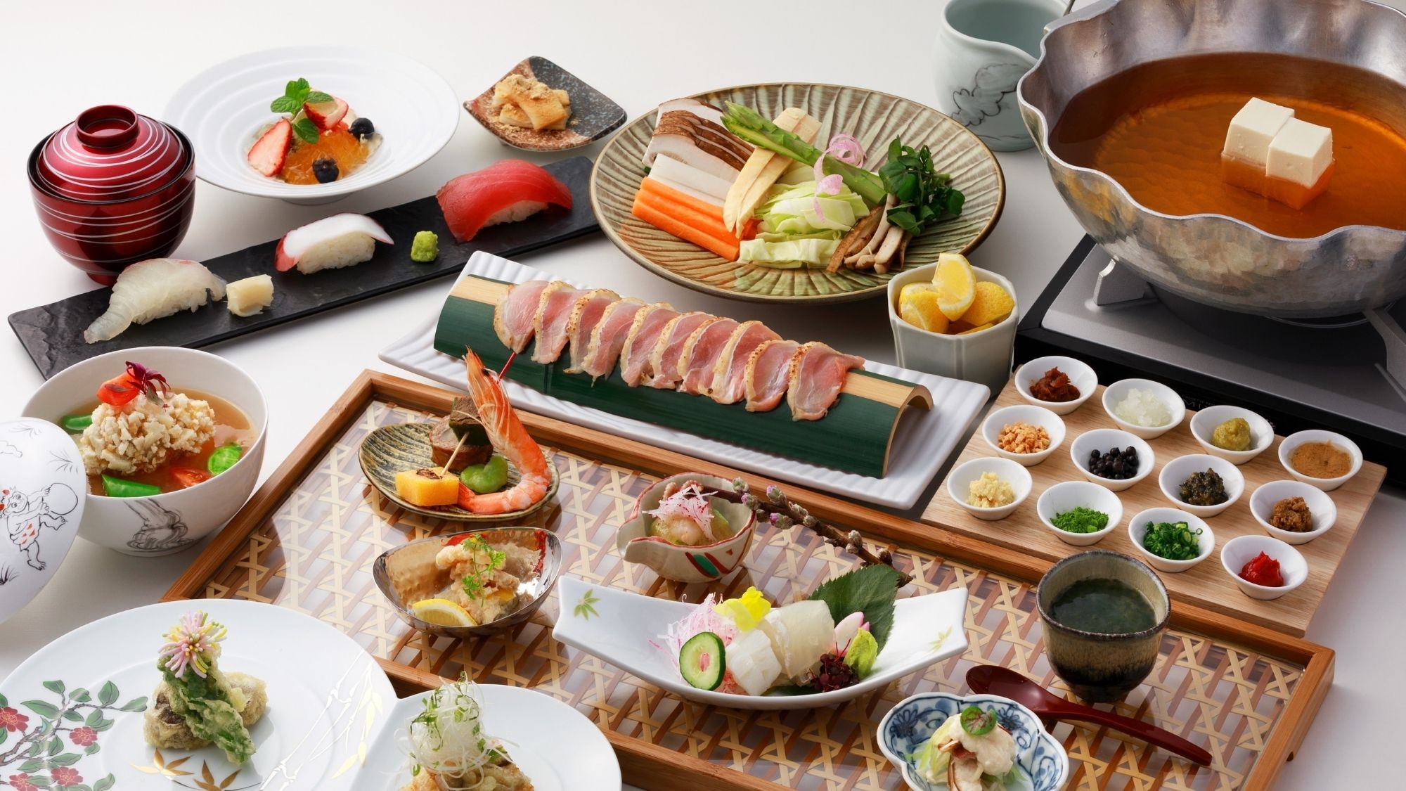 ■ 花別府懷石料理（日式多道菜套餐）*圖片僅供參考。