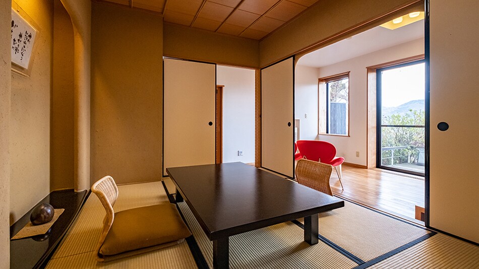 <35m2 type> [With open-air bath (2 rooms only)] Japanese-Western room with a view of the somma