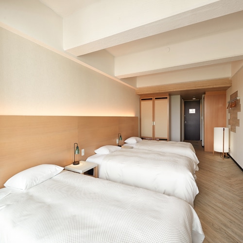 Triple room that can be used for family trips and trips with friends ♪