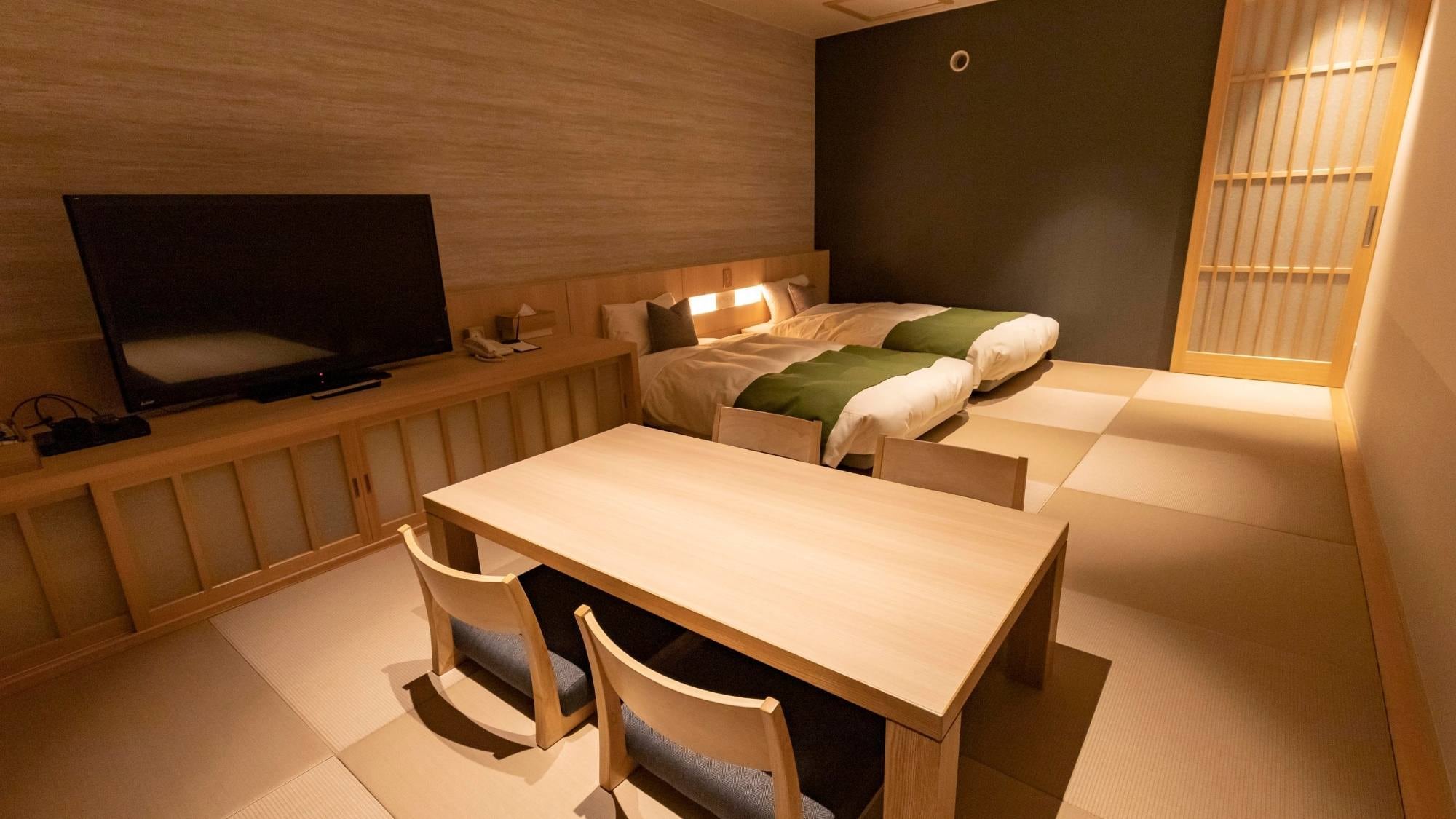 Kamar bergaya Jepang modern
