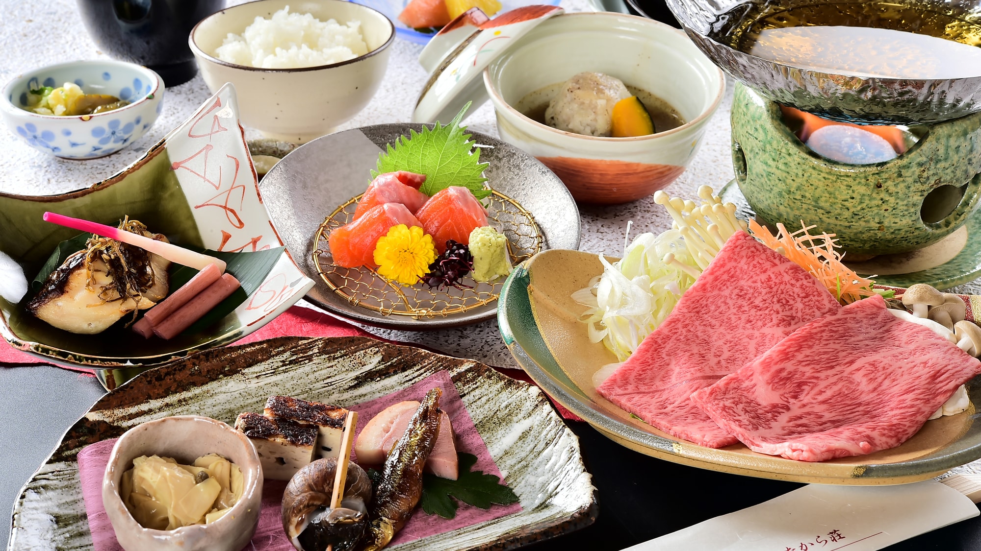 An example of a convenient daily set meal