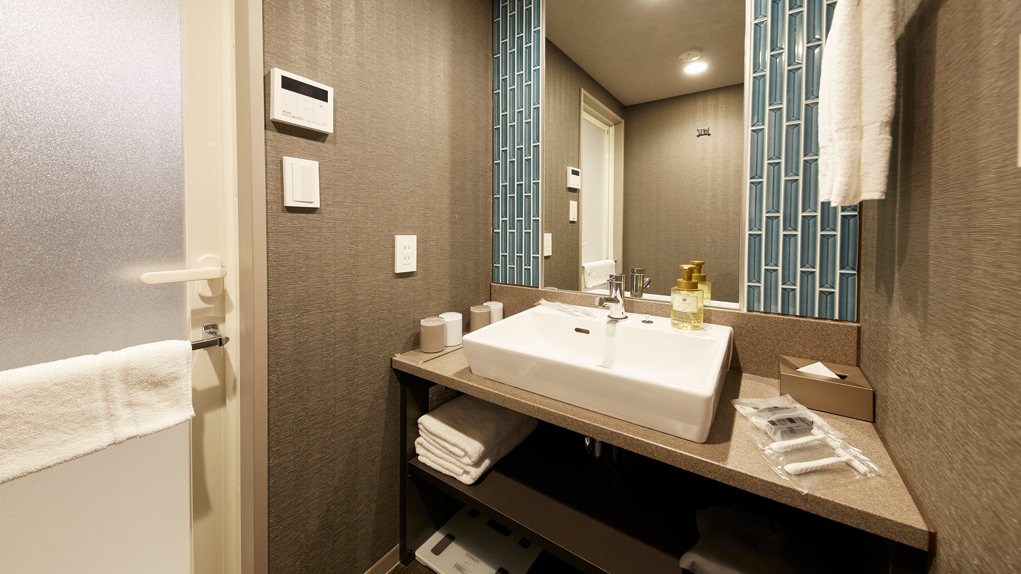 In-room bathroom (example)