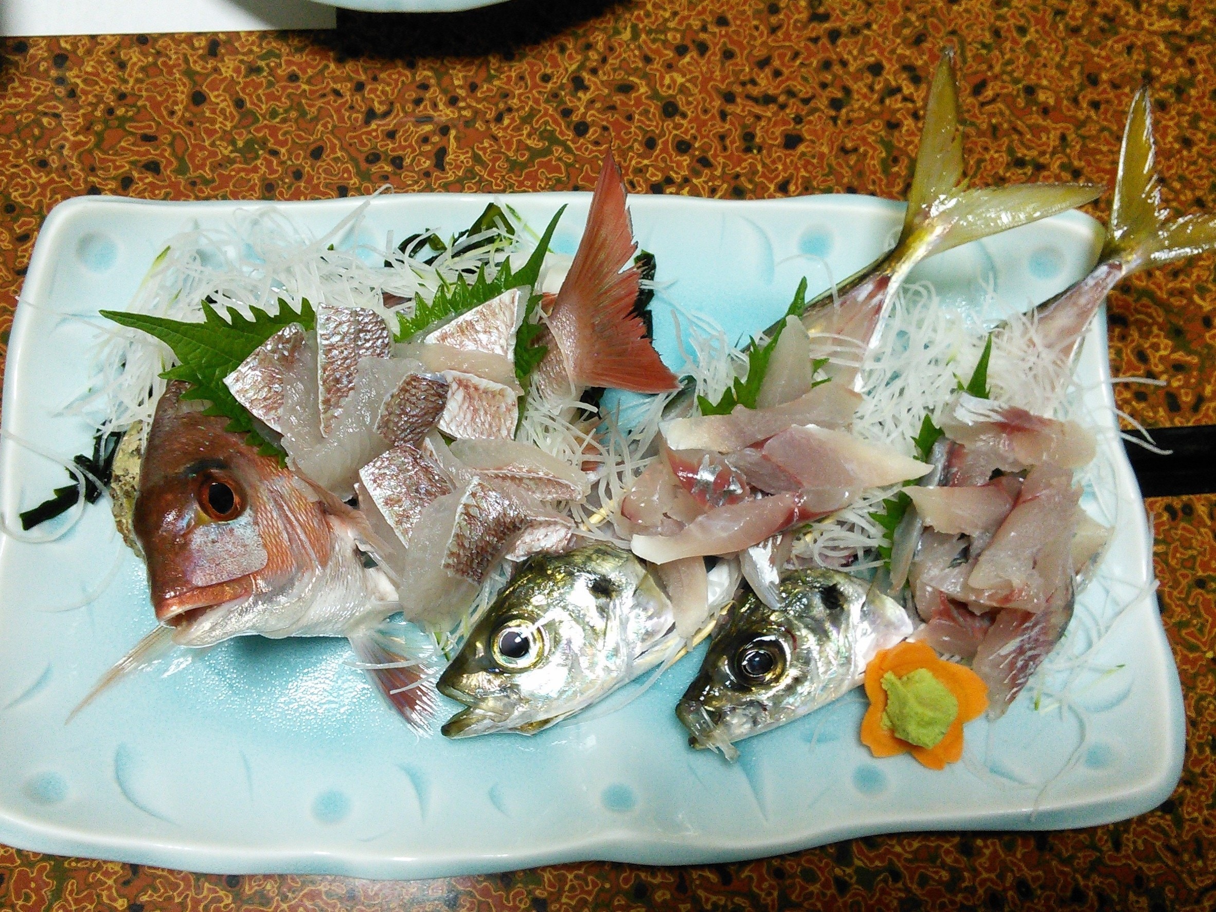 Caught fish
