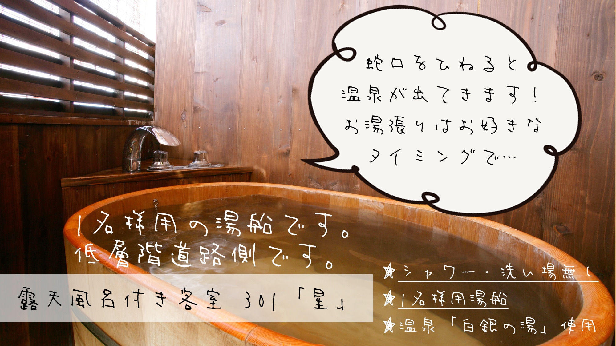附露天浴池的客房[Hoshi]