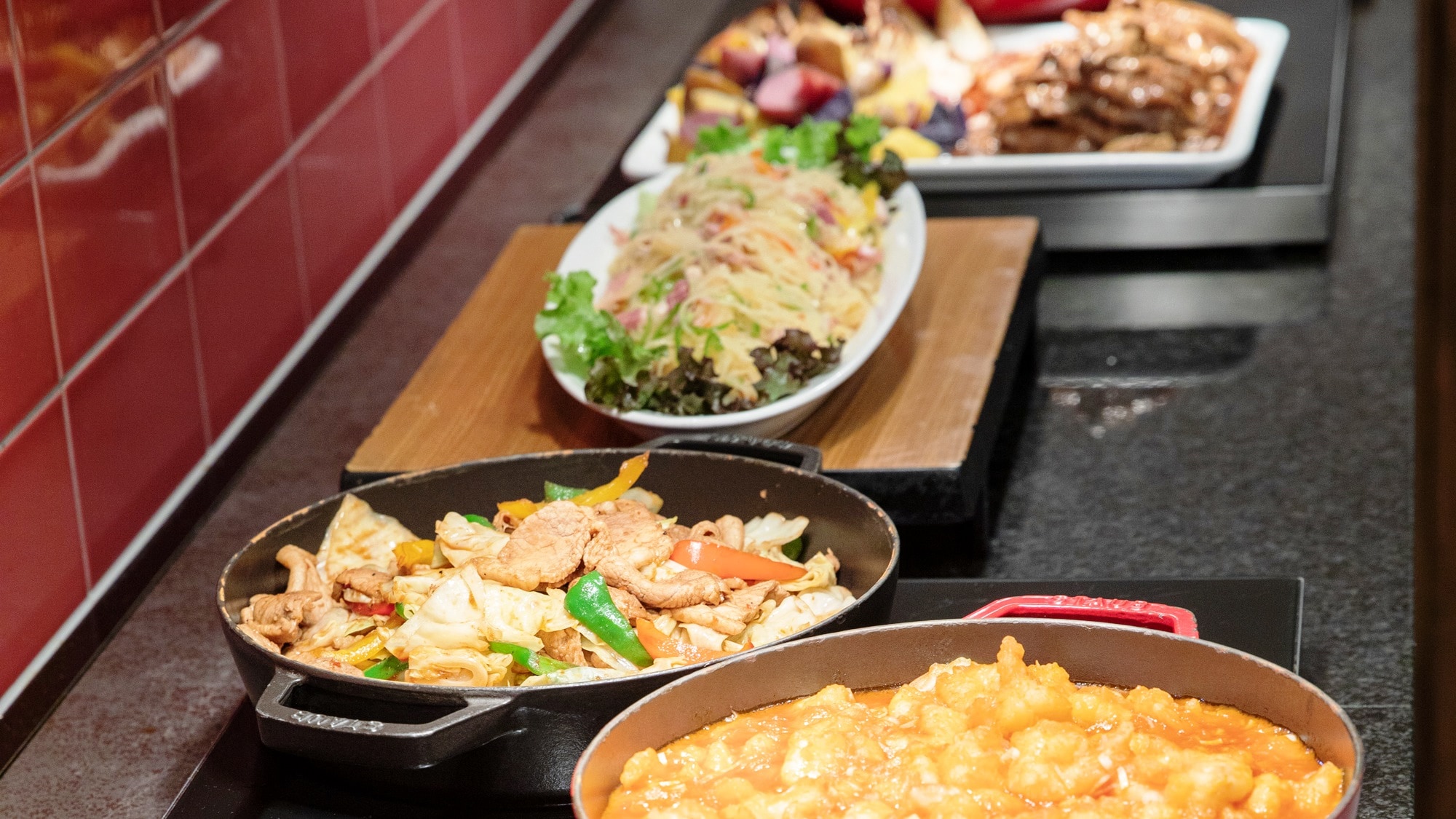 Dinner buffet example