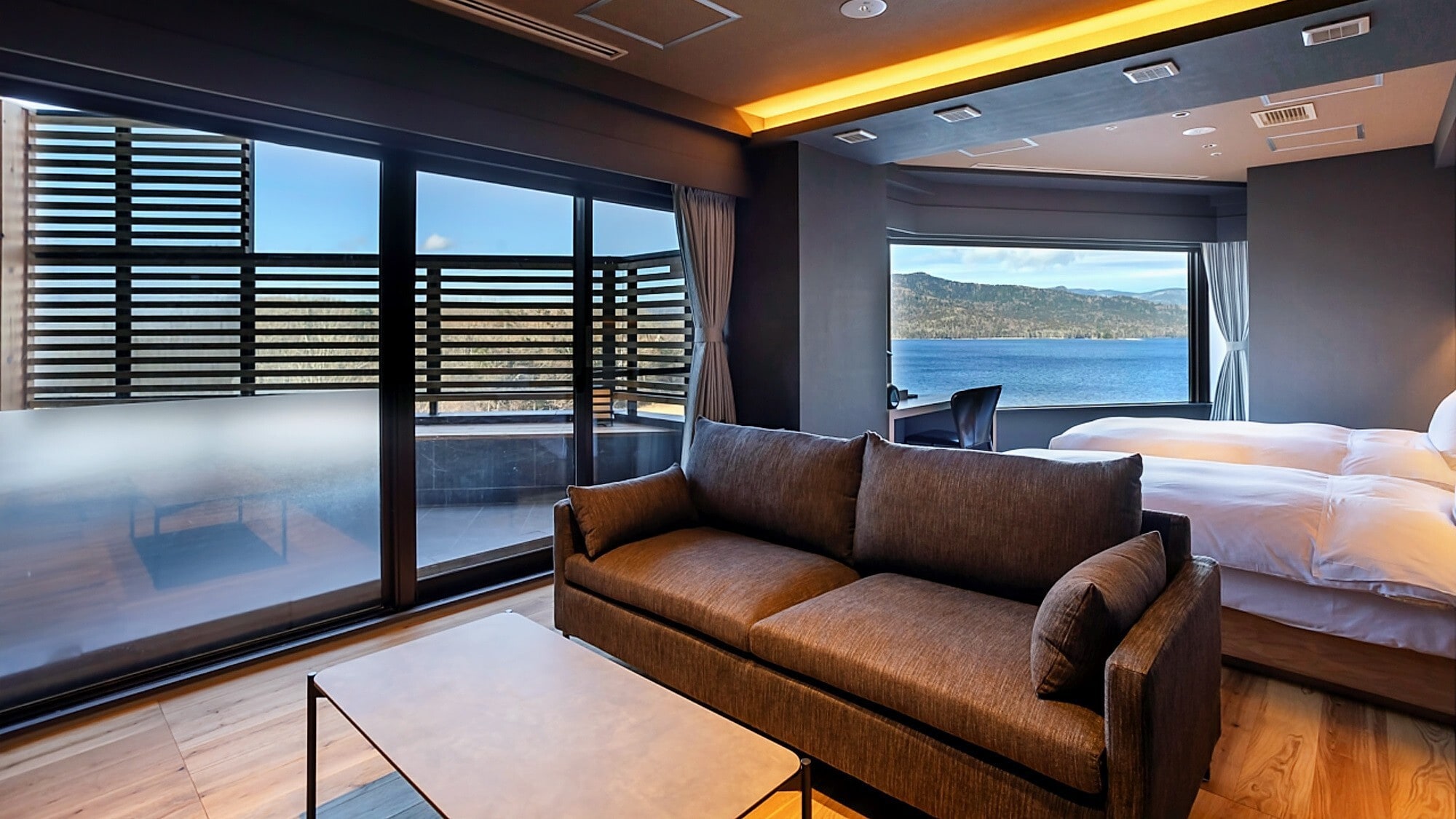 [Annex/Miyabi] Western-style room with open-air bath/Twin-type guest room with open-air bath *Image for illustration purposes only