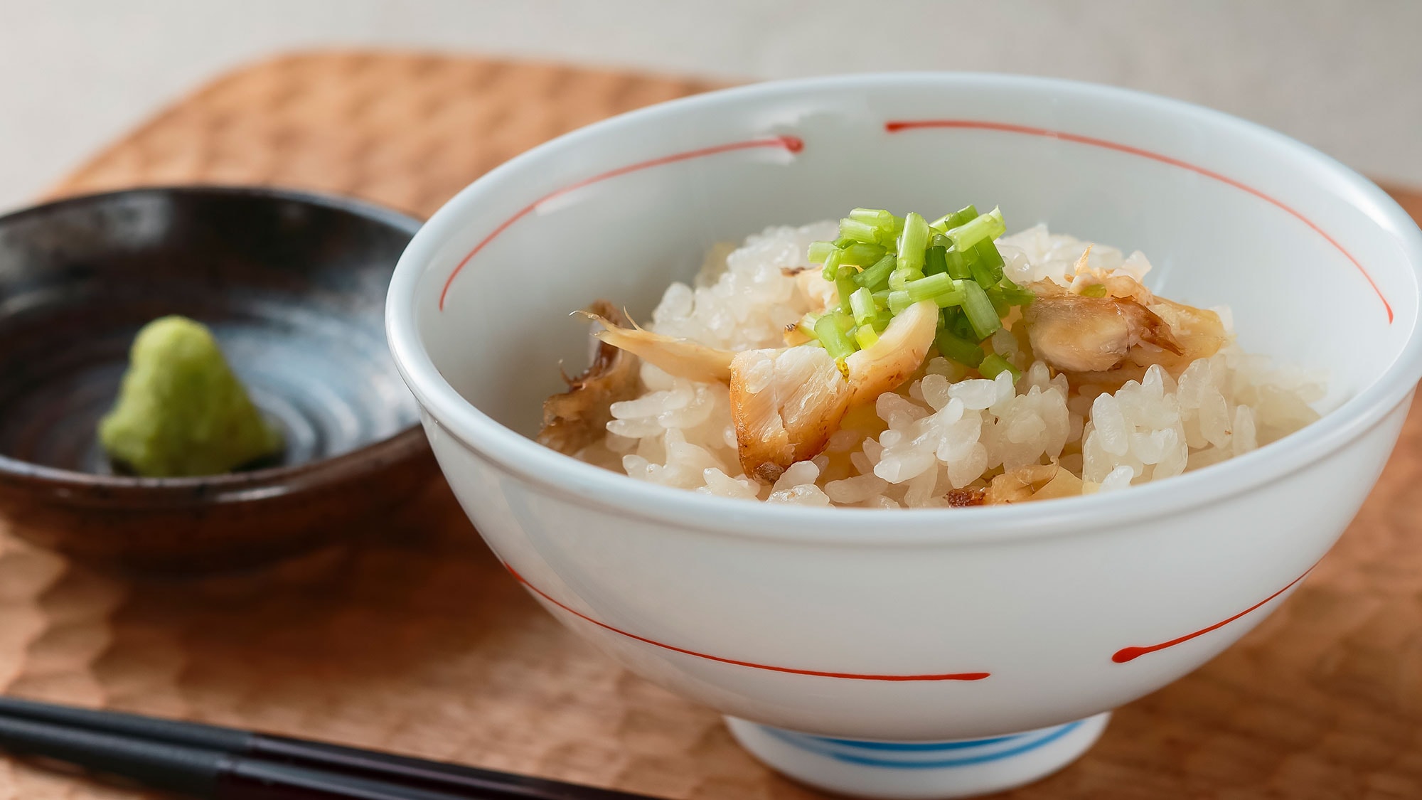 Sea bream rice, dashi ochazuke
