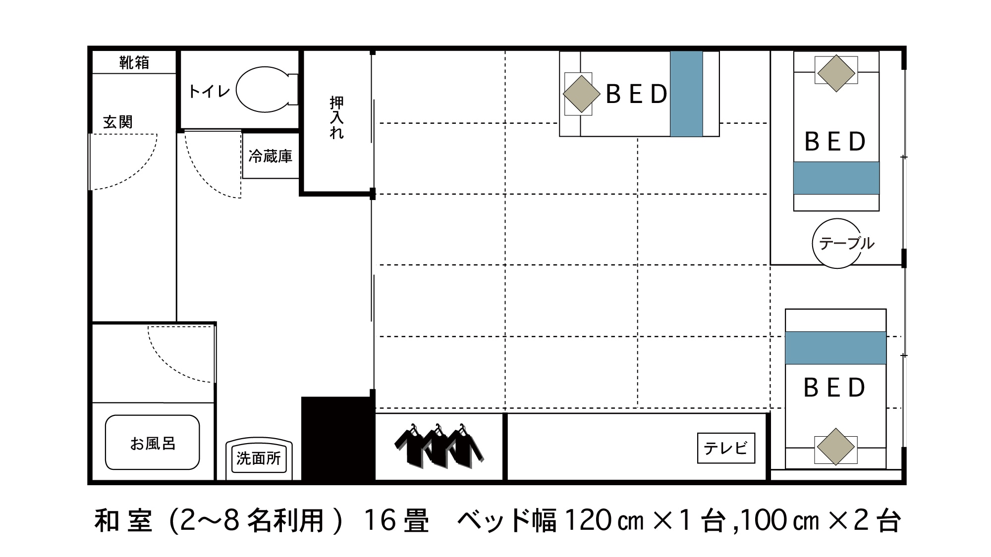 [Superior Garden View] Floor plan