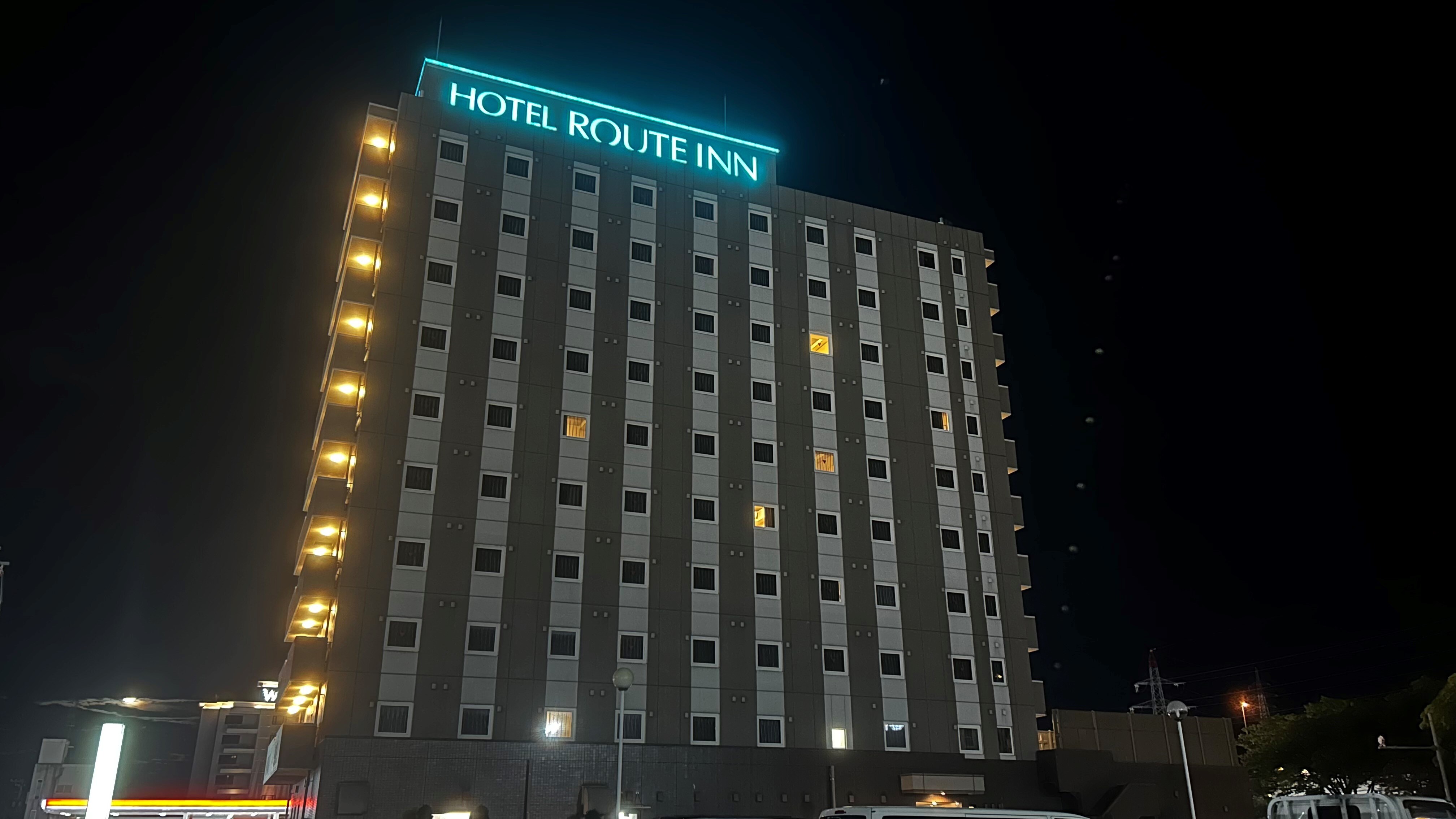 Hotel exterior at night ④