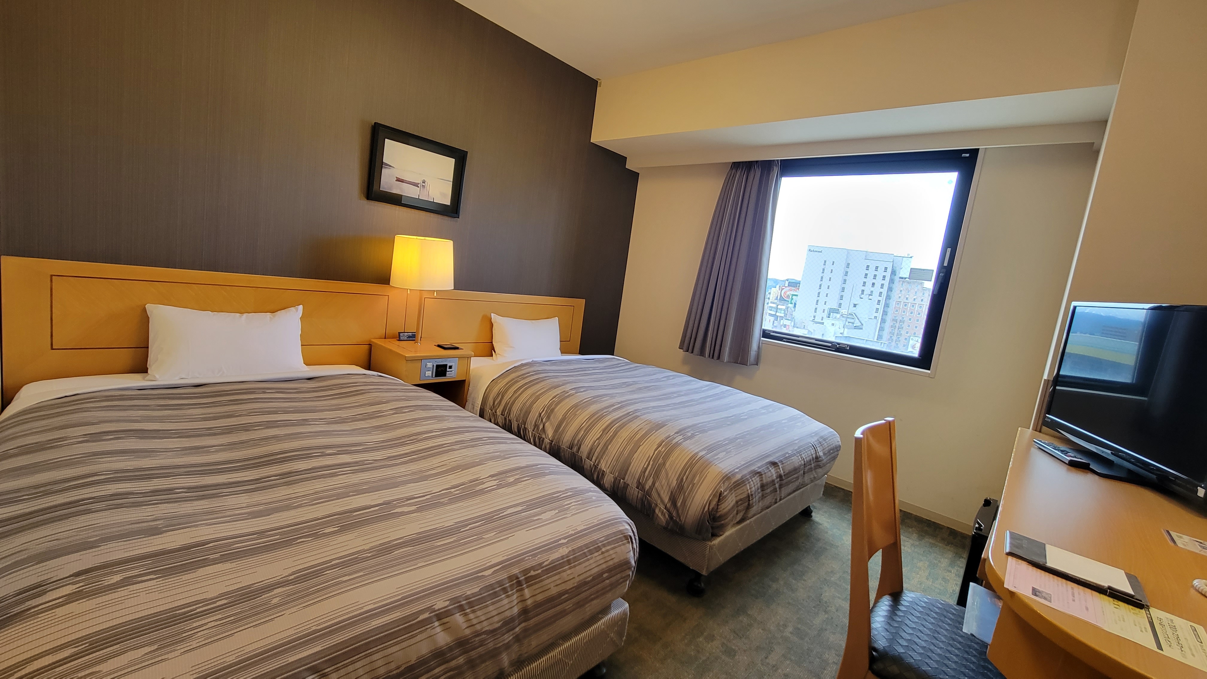Twin Room 1: This room is very popular with couples and families!