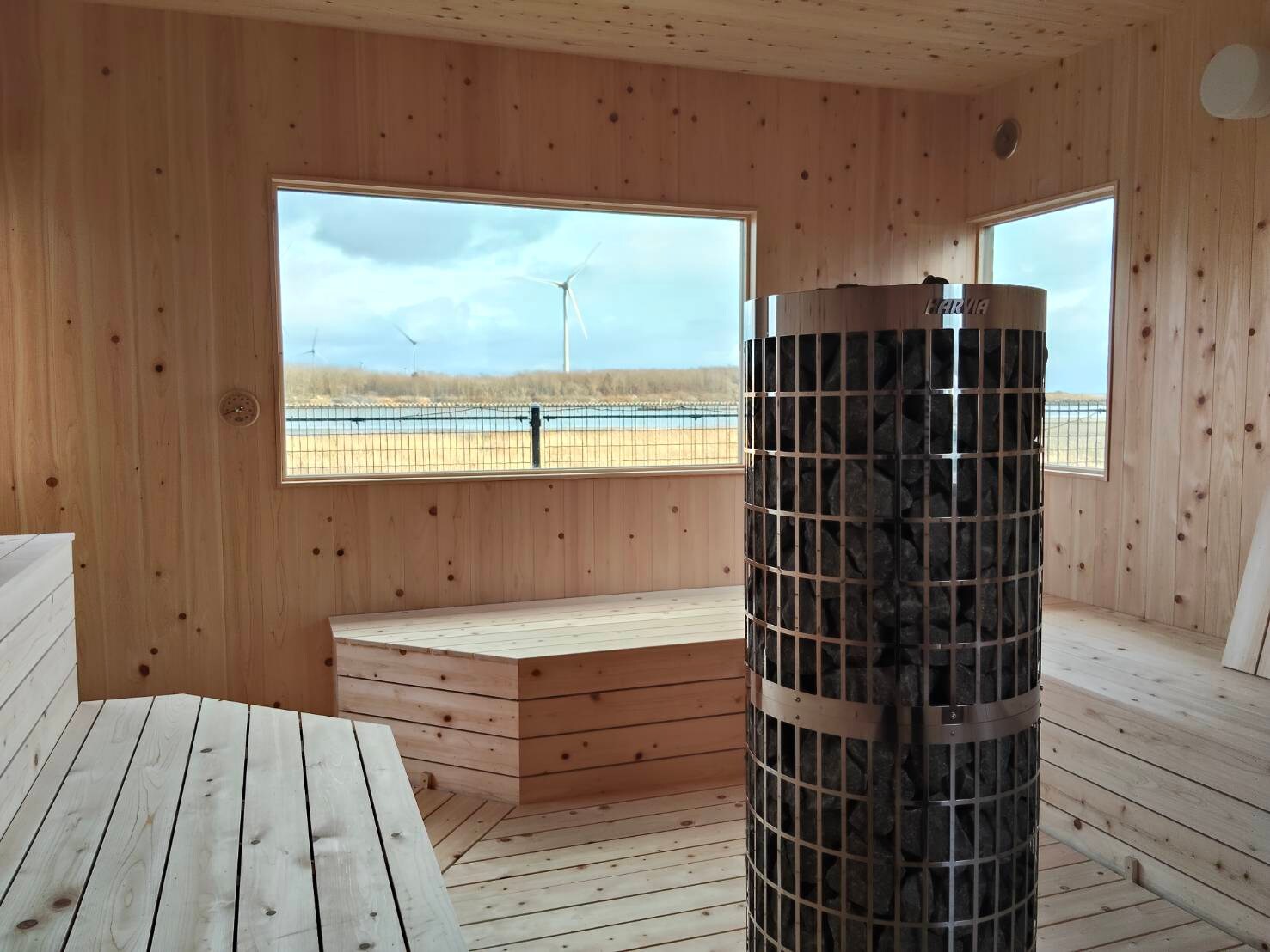 Glamping Village OGA Sauna Luar Ruangan