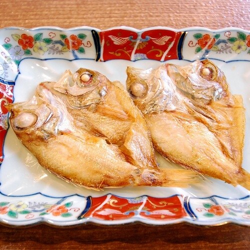 Sanin specialty "Nodoguro" dried fish and grilled fish image Breakfast buffet opens at 6:30!