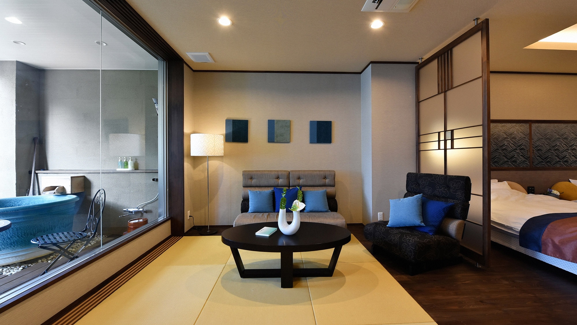 ・ [Japanese Modern / Koikari no Ma / Japanese / Western Room “Shiosai”] Cozy Japanese Modern Room