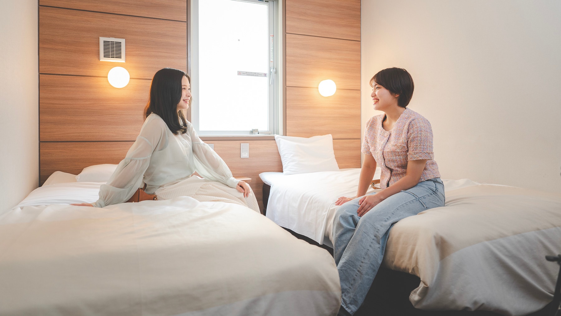 Một khoảng thời gian trò chuyện thư giãn chỉ dành cho hai người ♪ *Hình ảnh minh họa cảm giác khi sử dụng
