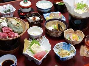 일본식 좌석 등급 UP 요리의 예