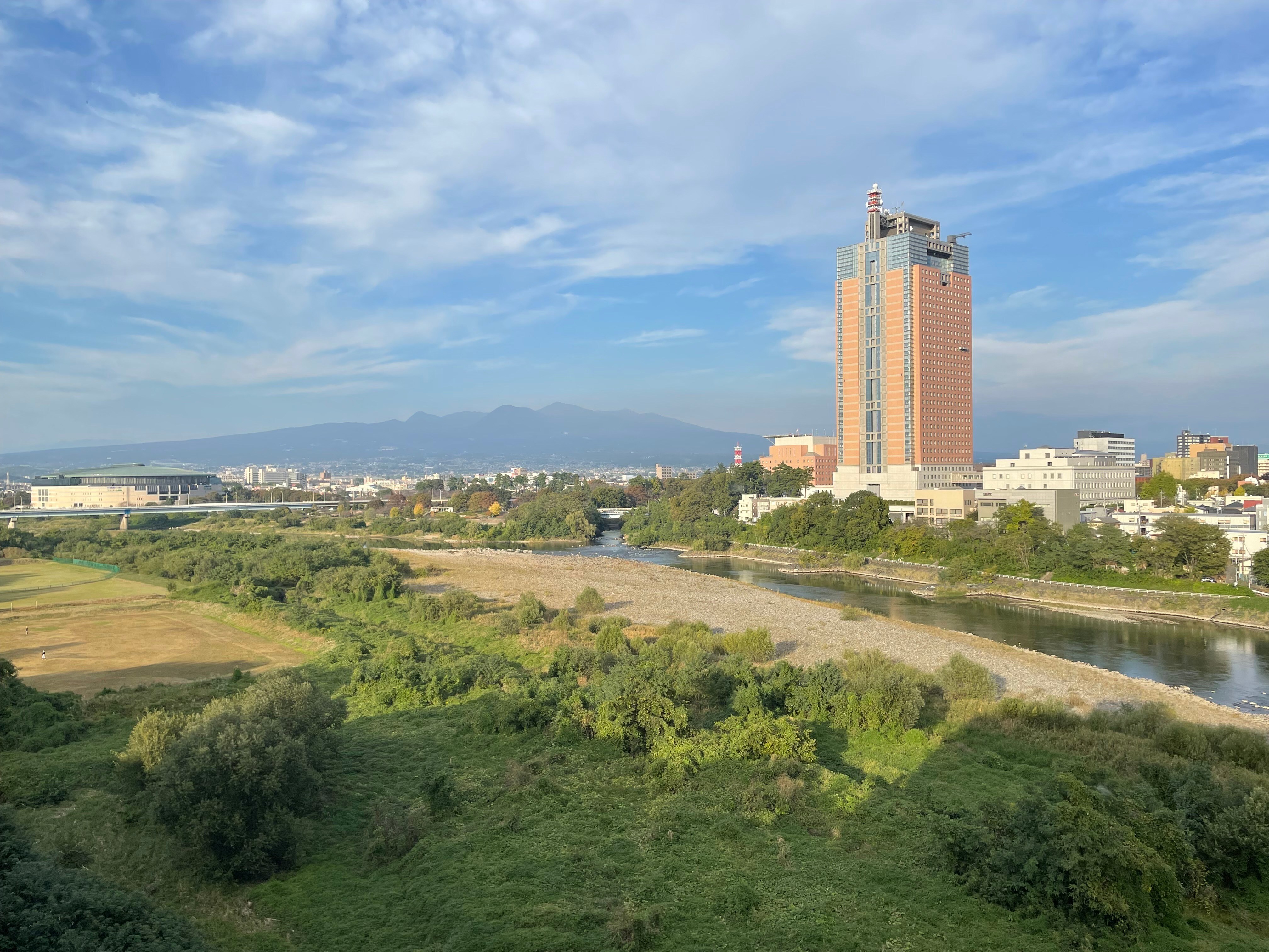 일본식 B타입 창에서의 전망