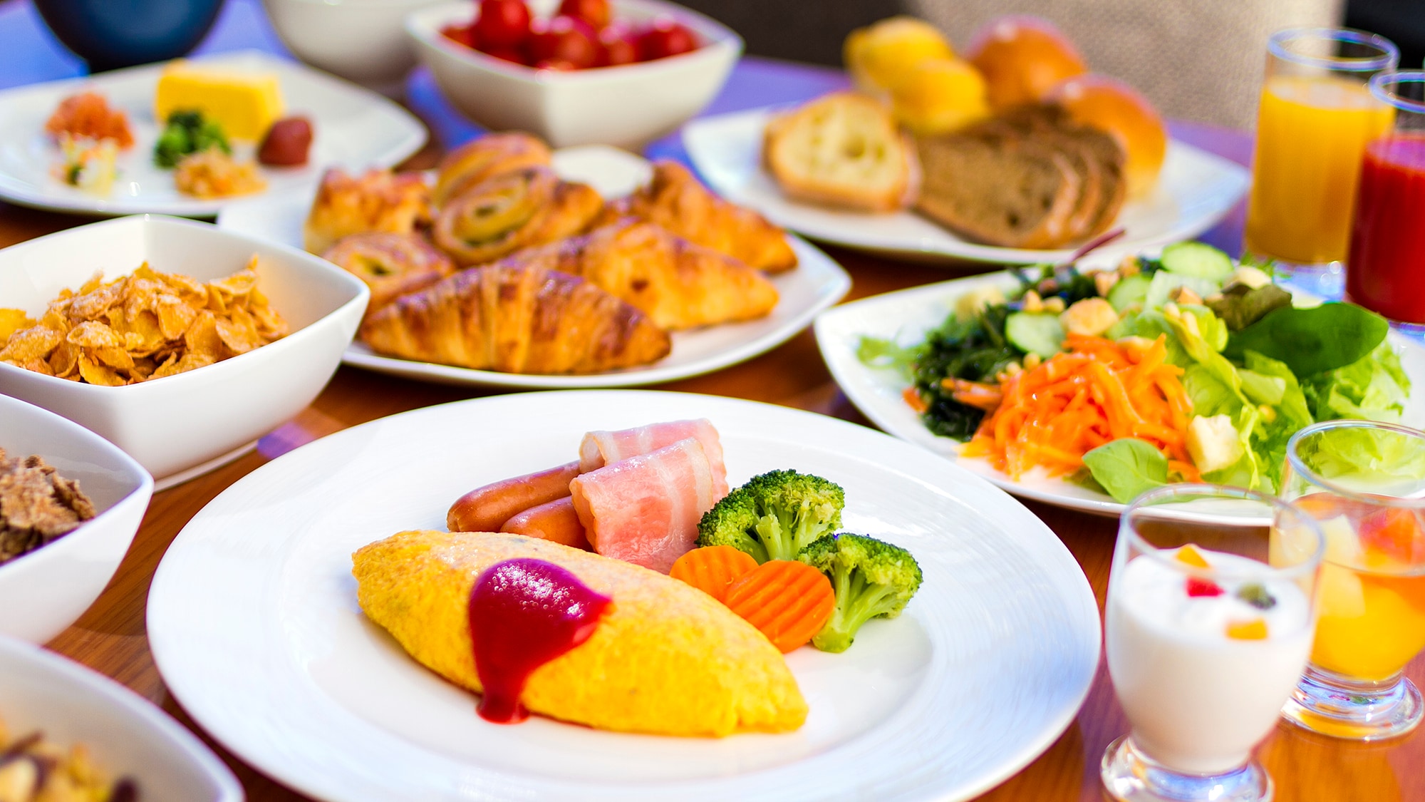 [為一天充電！ ！！希爾頓招牌自助早餐]