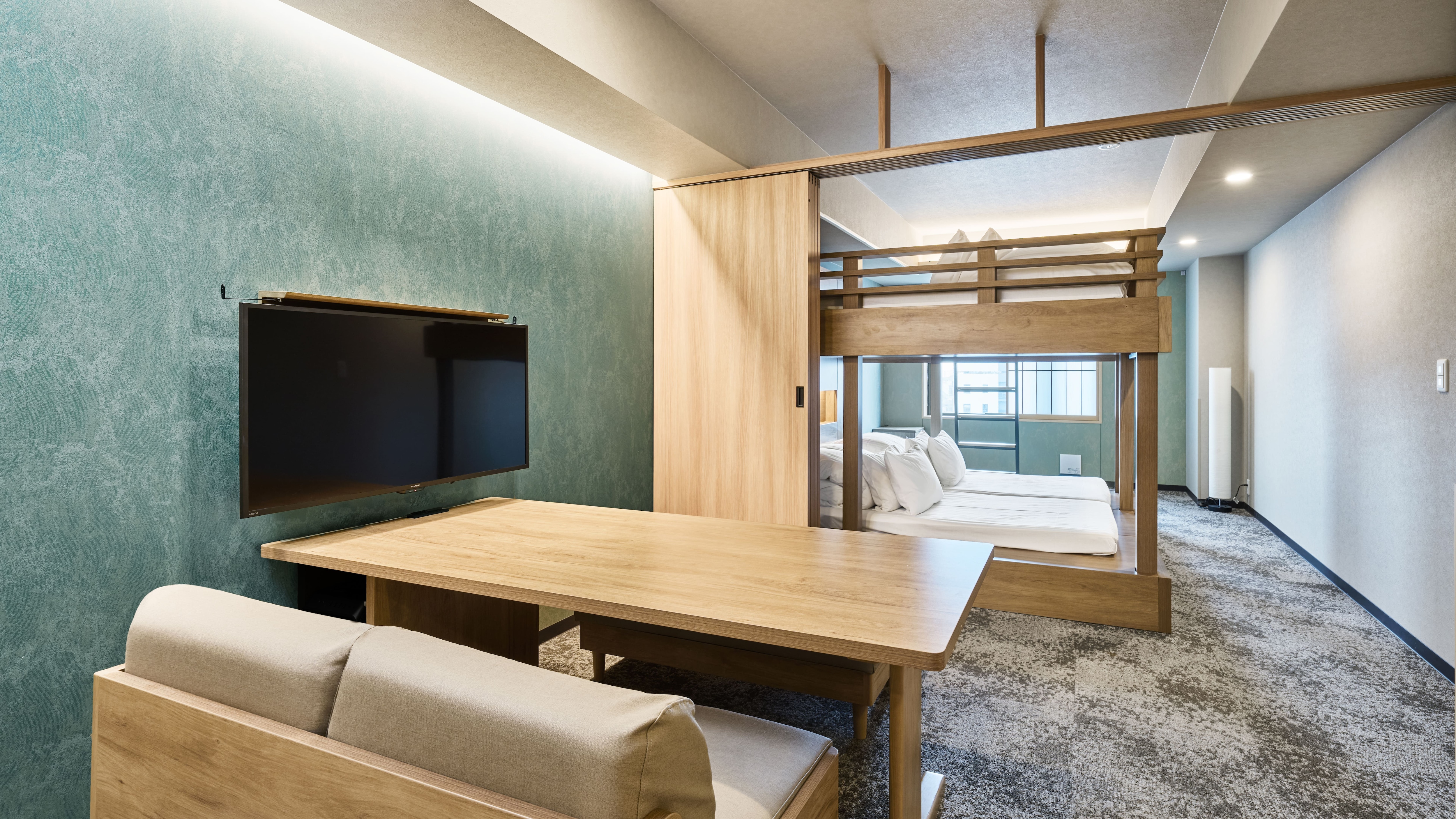 1 Bedroom Loft Bed Apartment