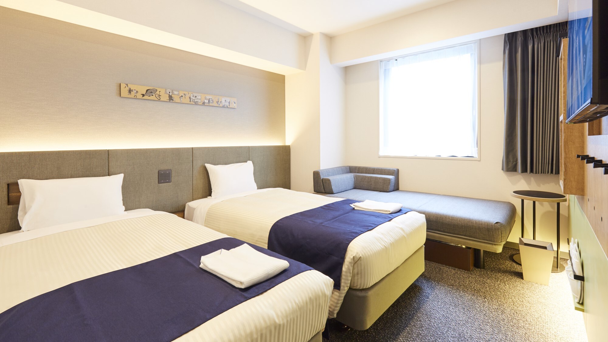Deluxe twin (with sofa bed) 2 people