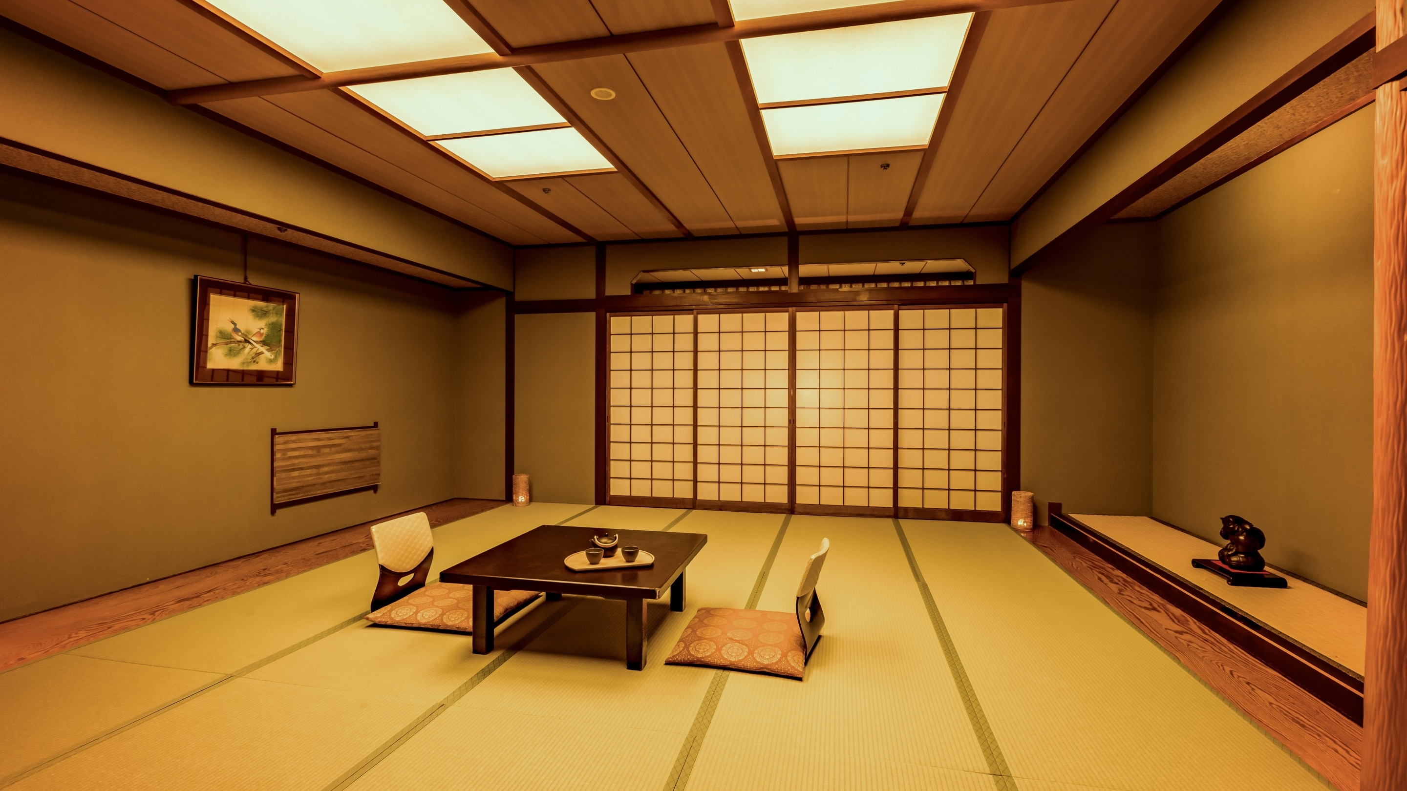 Standard Japanese-style room (17 tatami mats) *Example of a guest room