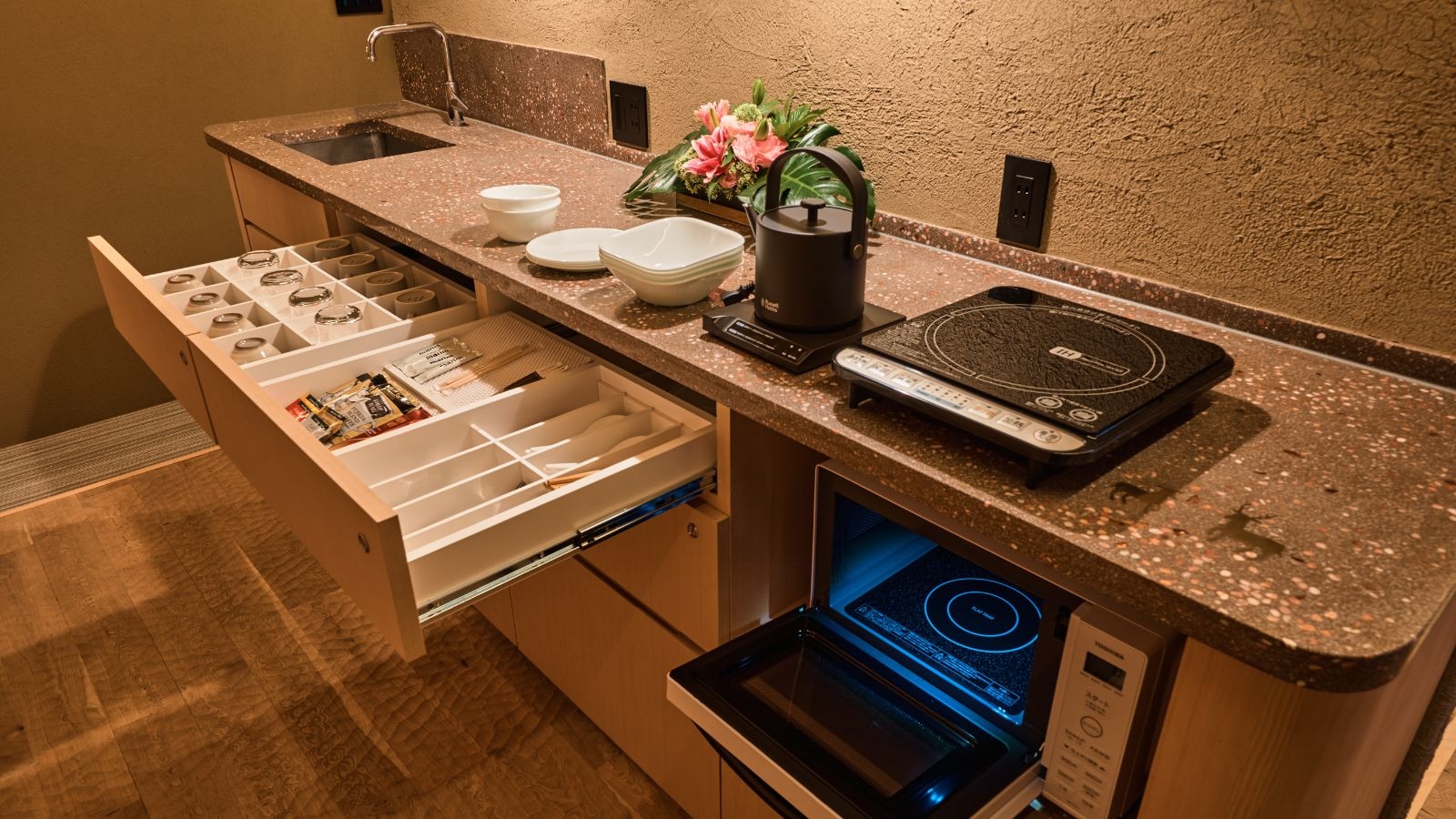 Renovated in 2024! Special guest room "Tenpyo" with open-air bath and sauna